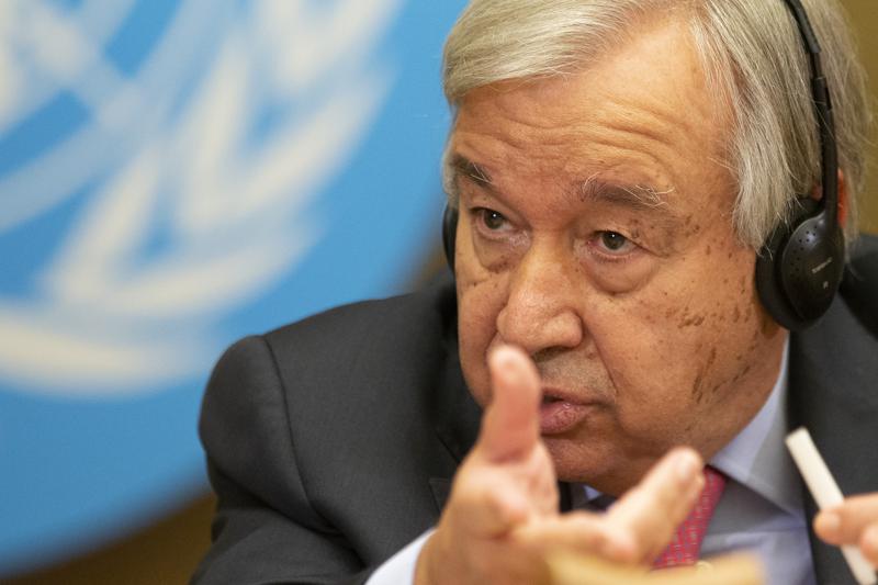 The AP Interview: UN Chief Warns China, US to Avoid Cold War