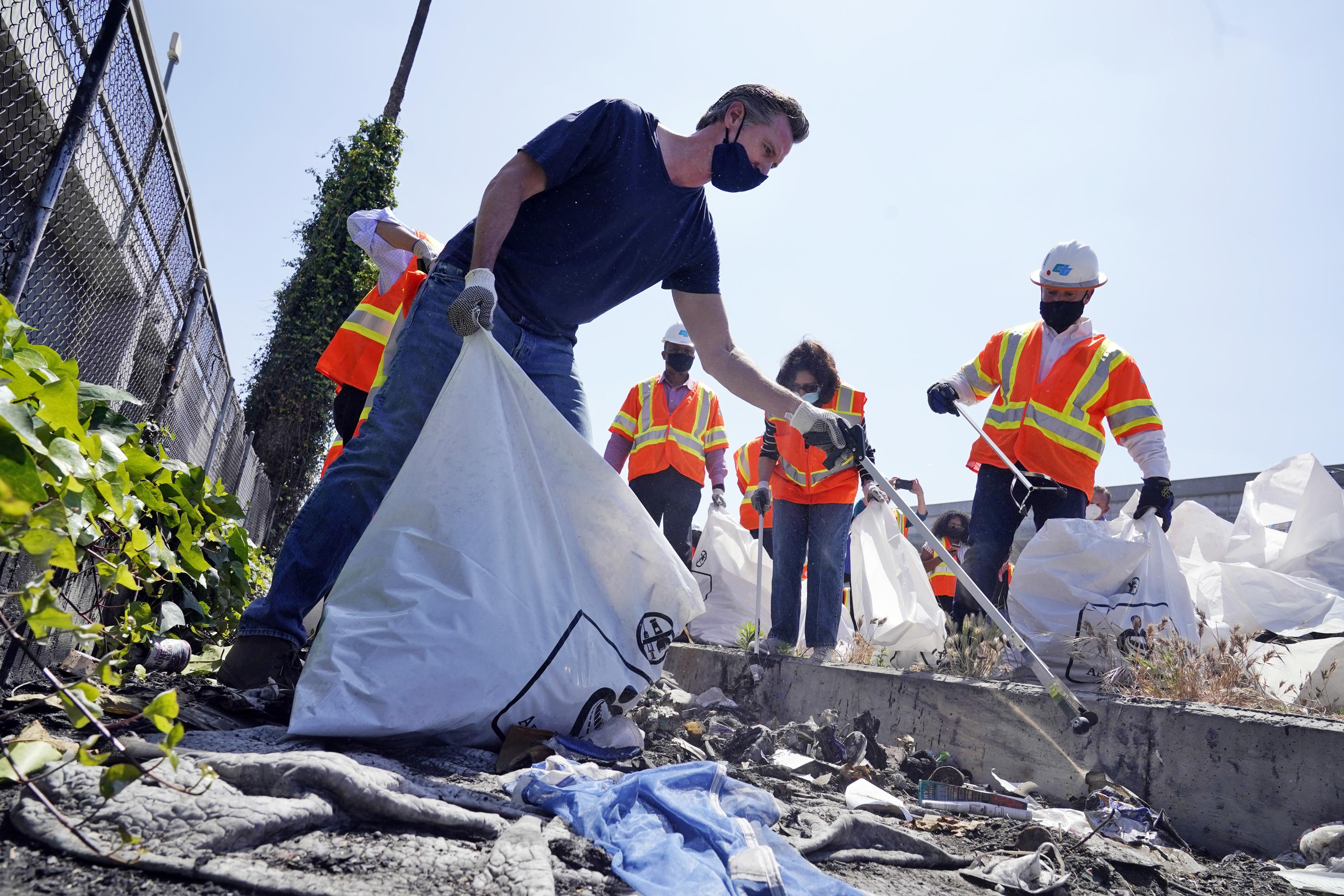 California governor kicks off $1B statewide cleanup plan