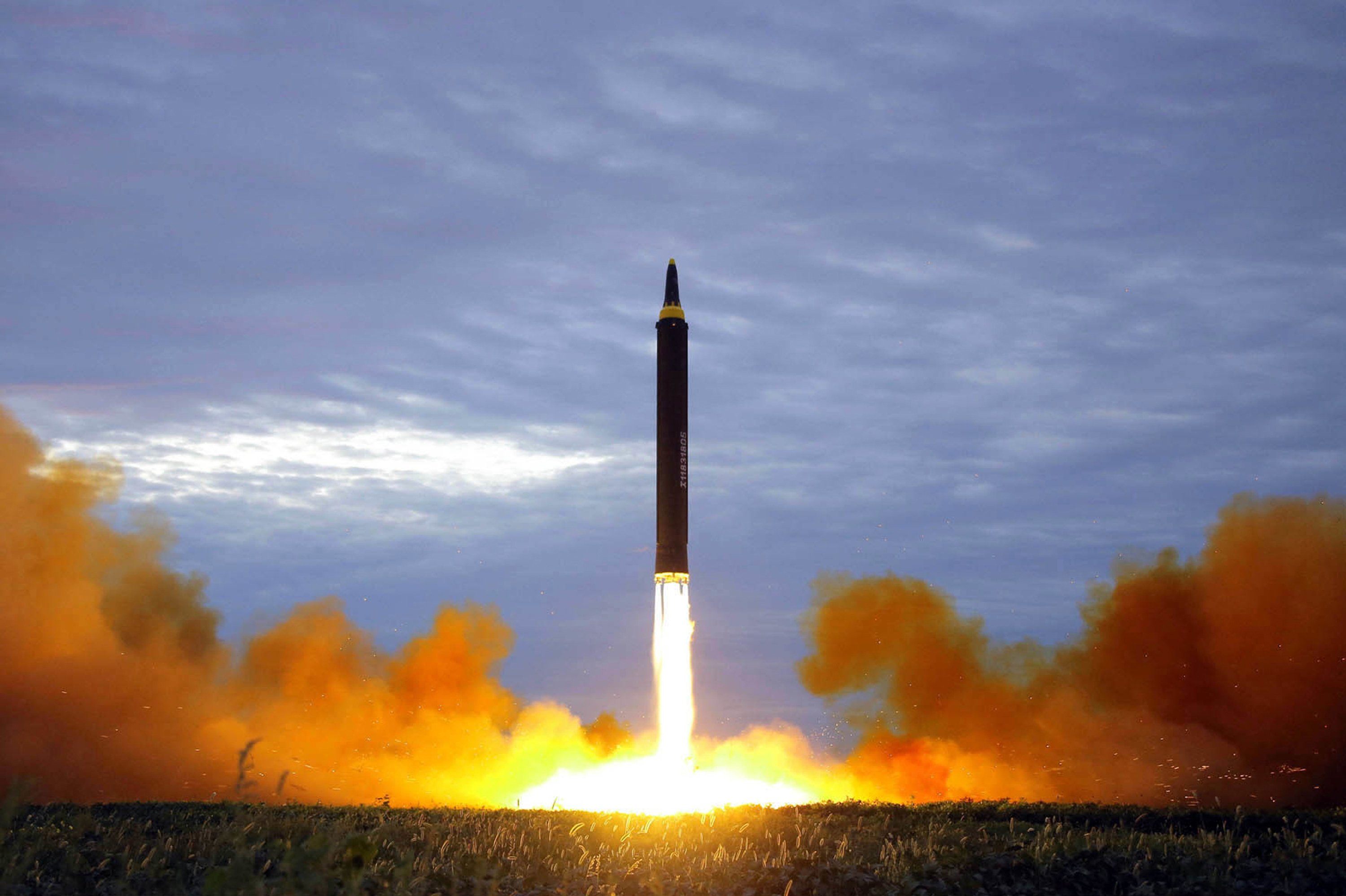 North Korea Fires Barrage Of Missiles From Ground And Air AP News