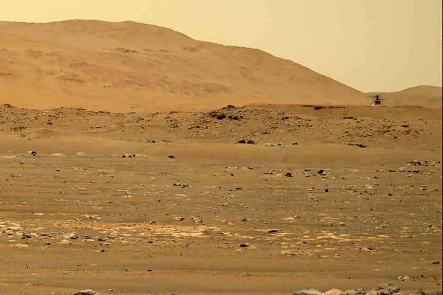 Nasa Mars Helicopter Heard Humming Through Planet S Thin Air