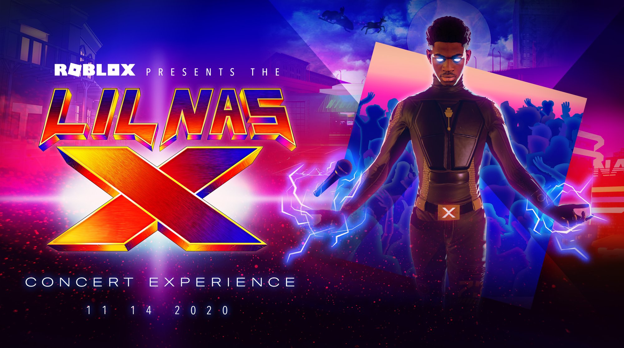 Roblox And Two Time Grammy Award Winner Lil Nas X Unite For Groundbreaking First Ever Virtual Concert On The Platform - two time roblox