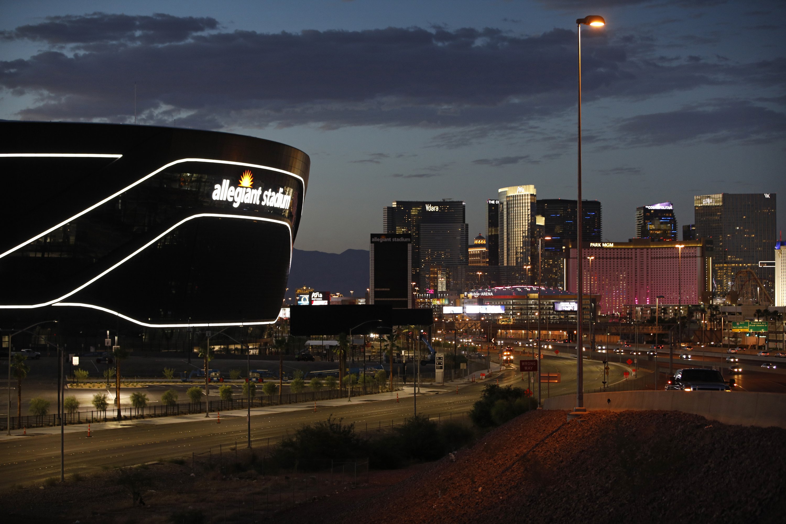 Officials declare Allegiant Stadium in Vegas almost complete - Associated Press