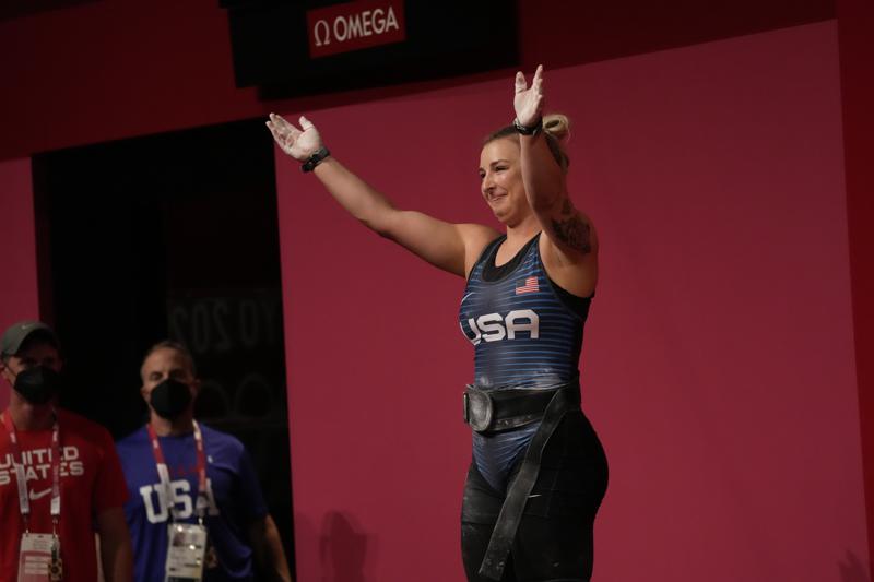 Kate Nye wins rare silver medal for US in weightlifting