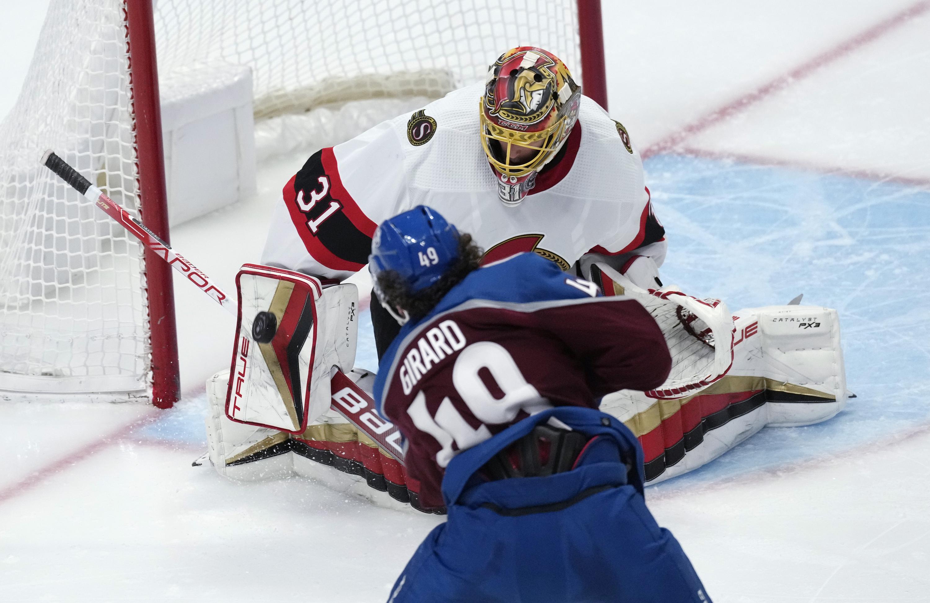 The difference between a shutout and allowing five goals? 'Five goals,'  says Avalanche's Francouz