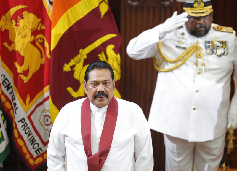 Sri Lankan Leader Appoints Cabinet Swears In Brother As Pm