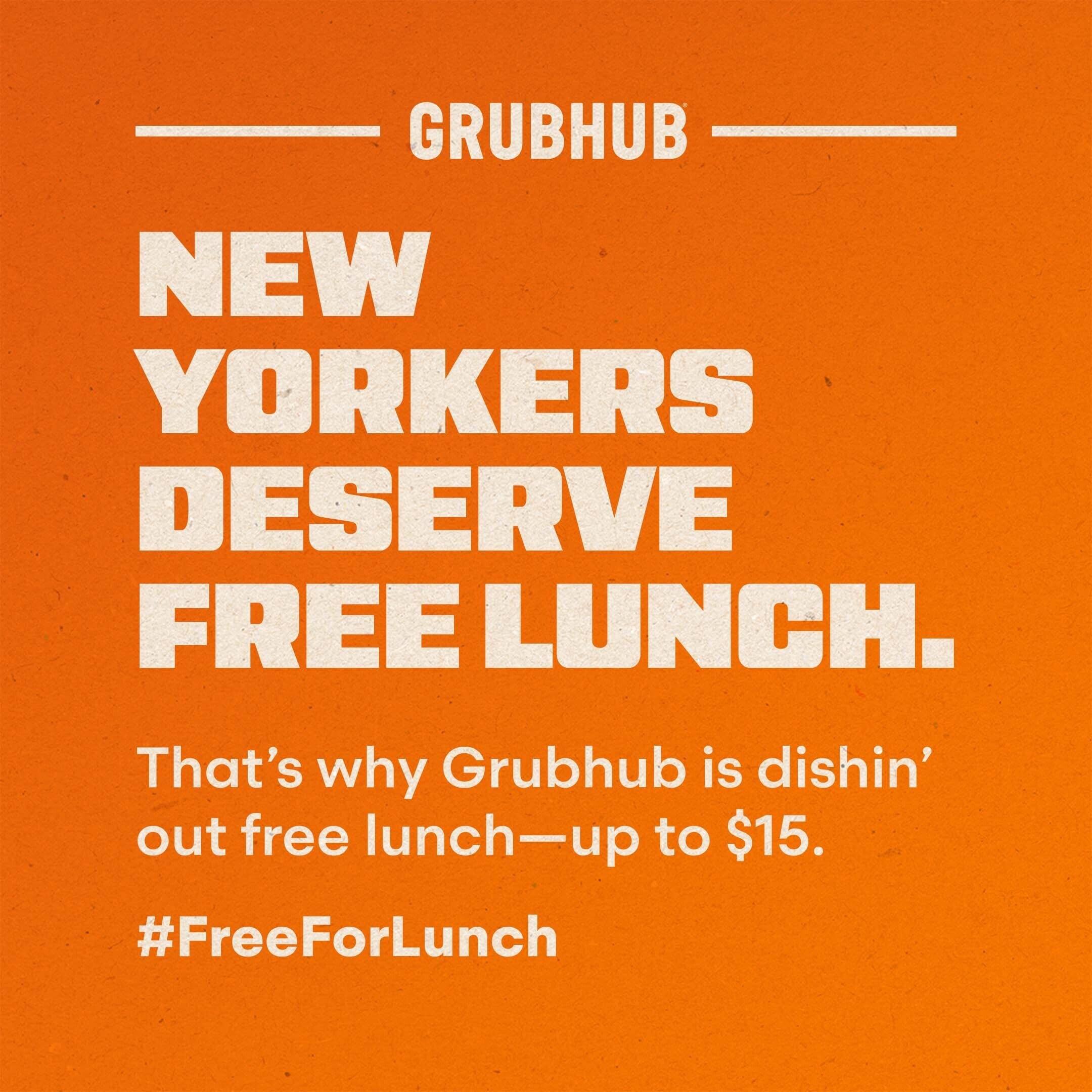 Grubhub Is Buying Lunch For NYC In A Movement To Make Sure The City   2160 