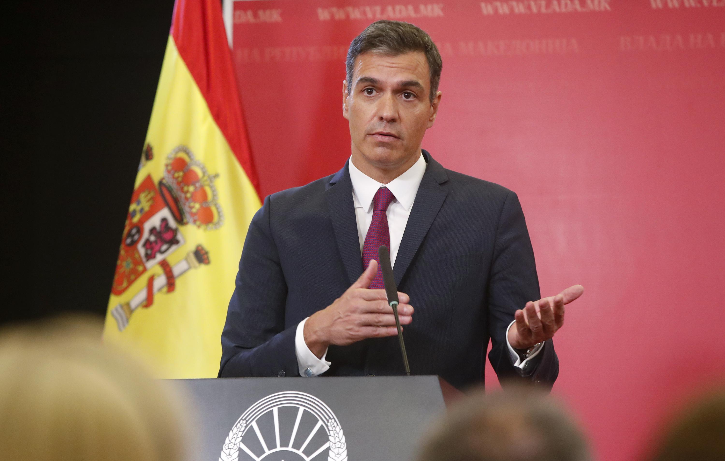 El presidente del Gobierno español respalda la candidatura de Macedonia del Norte a la UE