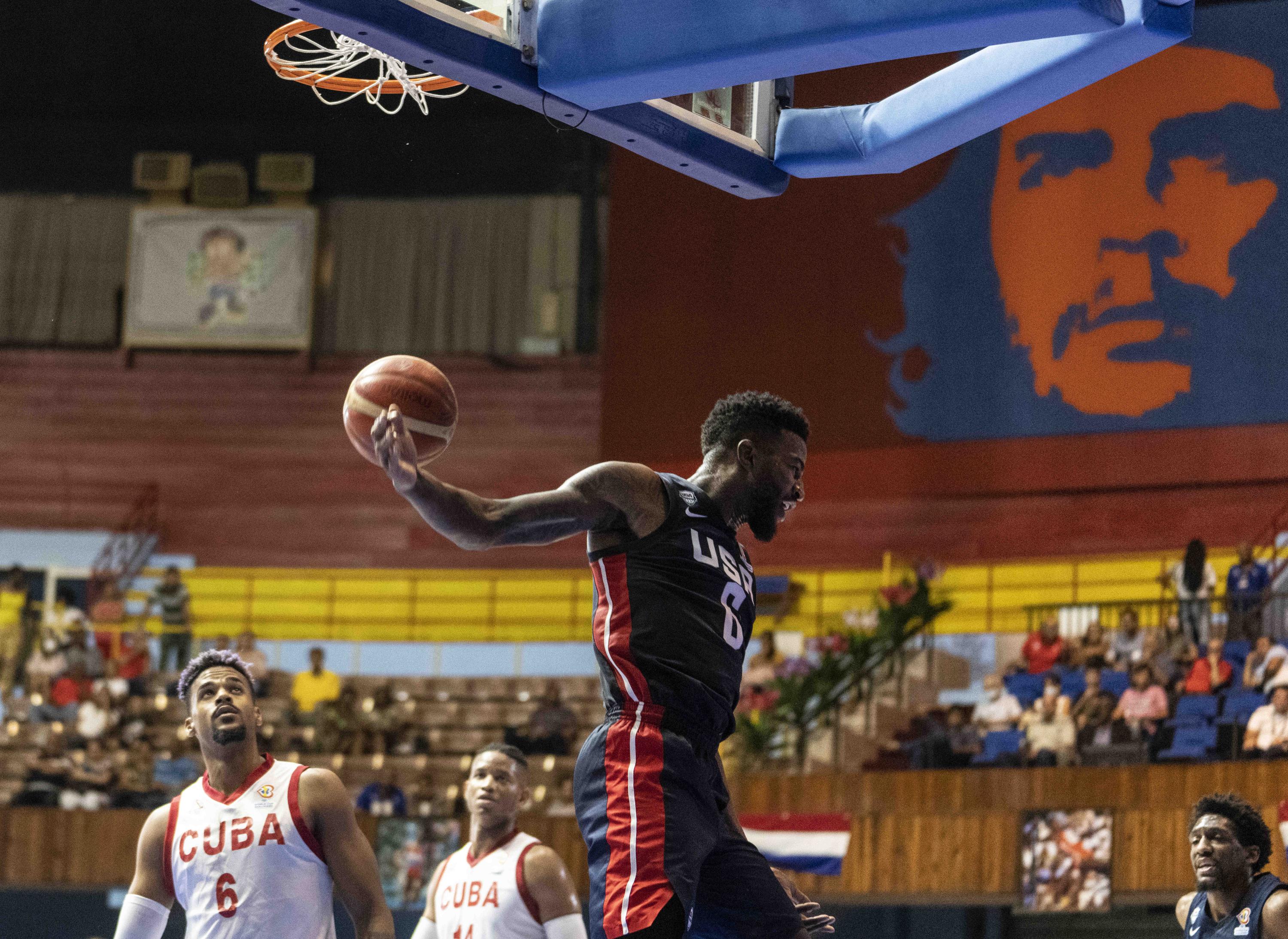 A win on the 4th USA Basketball pulls away, tops Cuba 8764 AP News