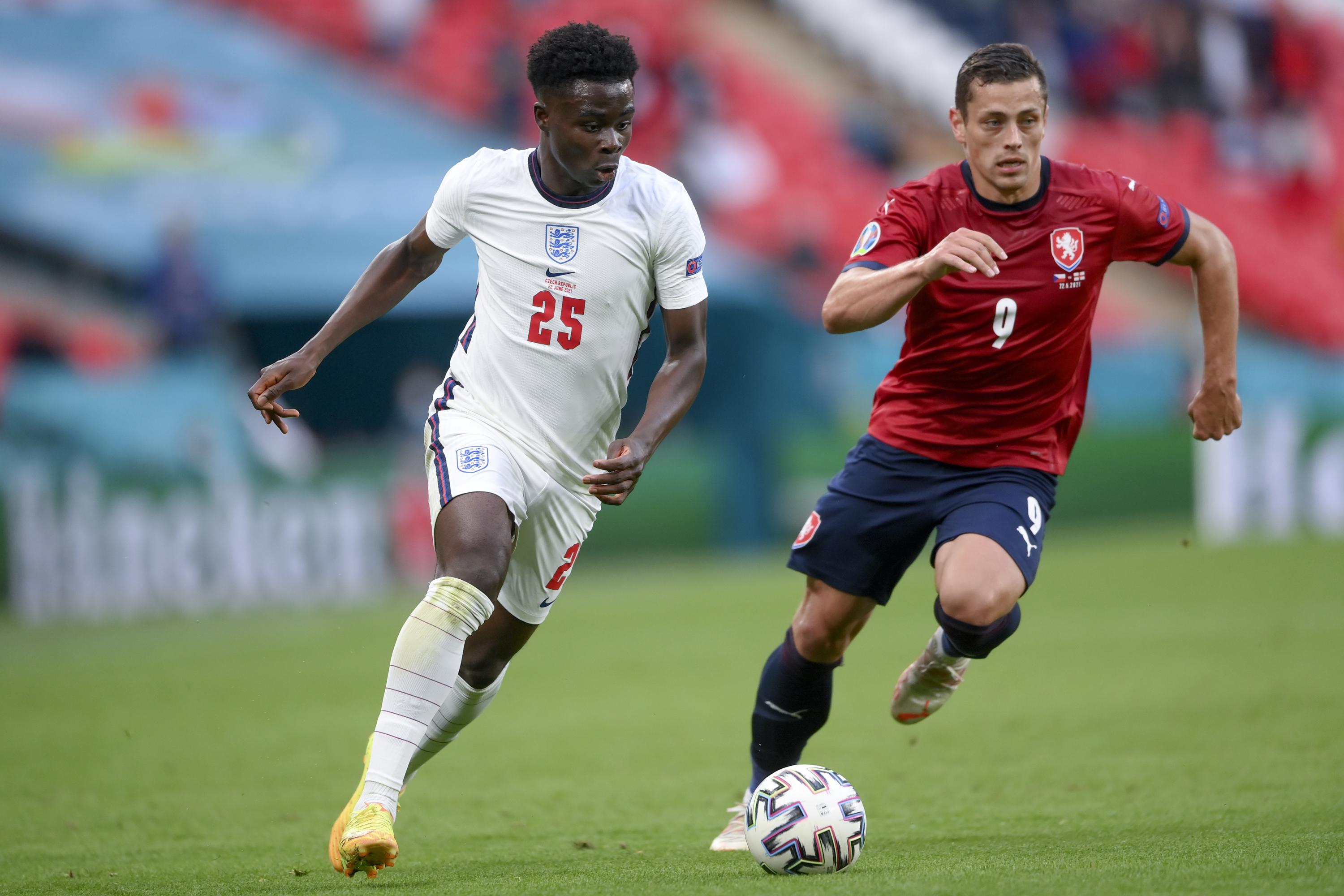 19 Year Old Bukayo Saka Stands Tall For England At Euro 2020