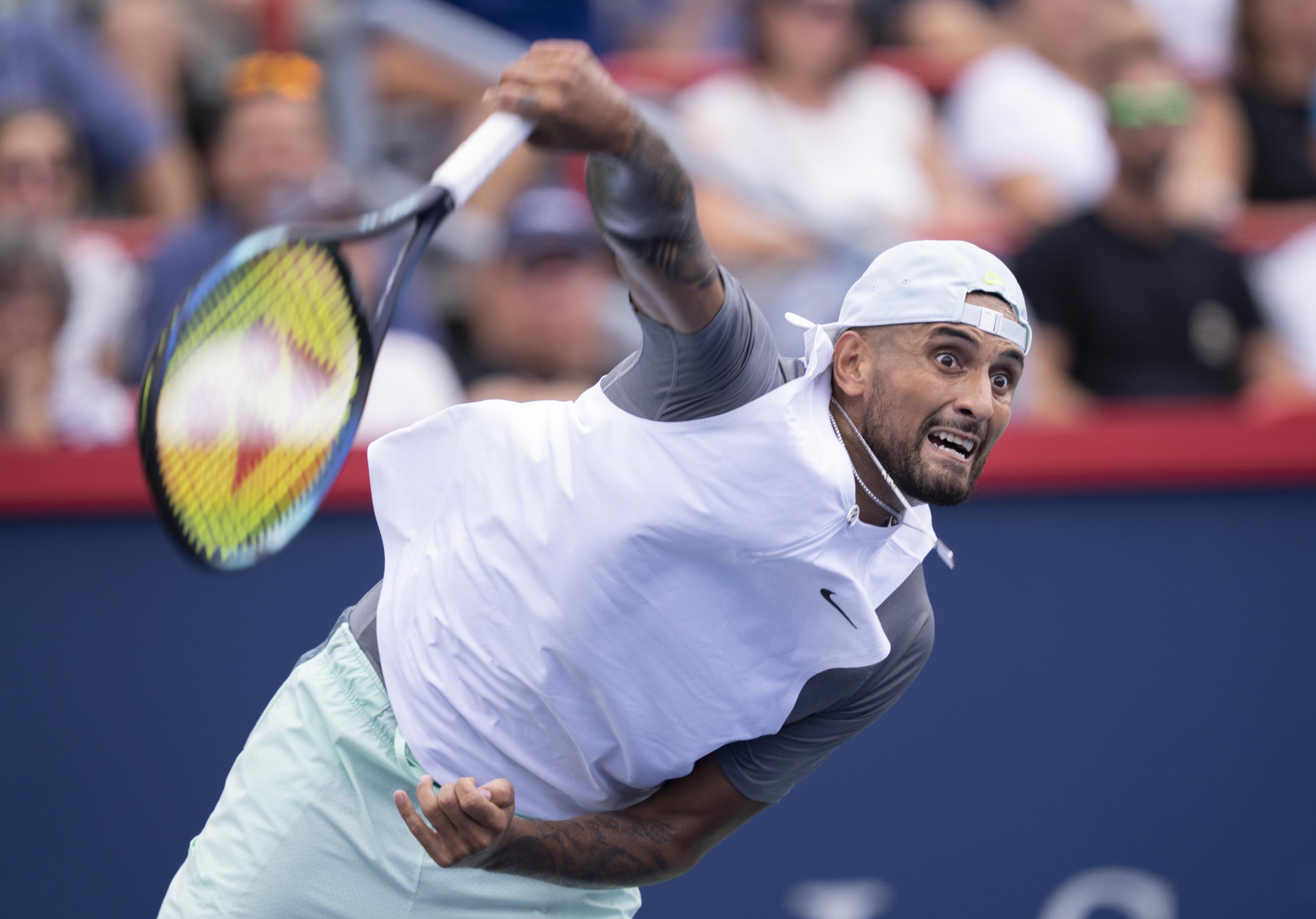 Nick Kyrgios beseirer den beste Daniil Medvedev i Montreal