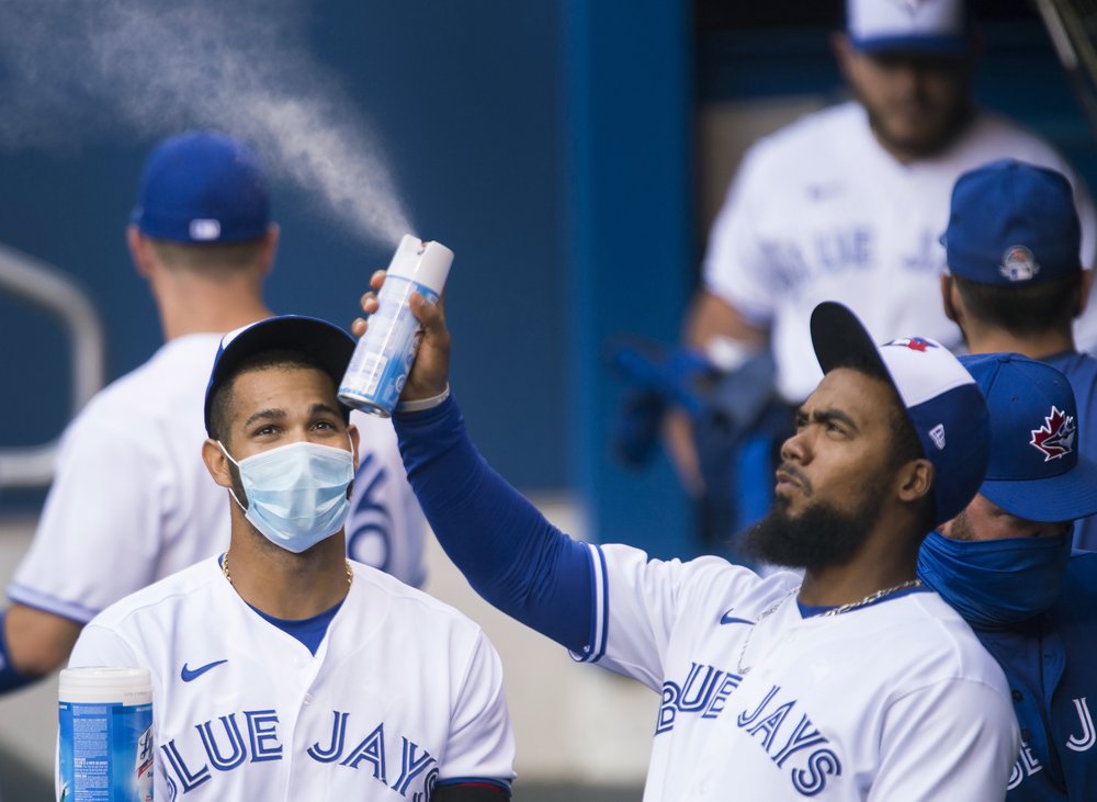 Toronto Blue Jays spray