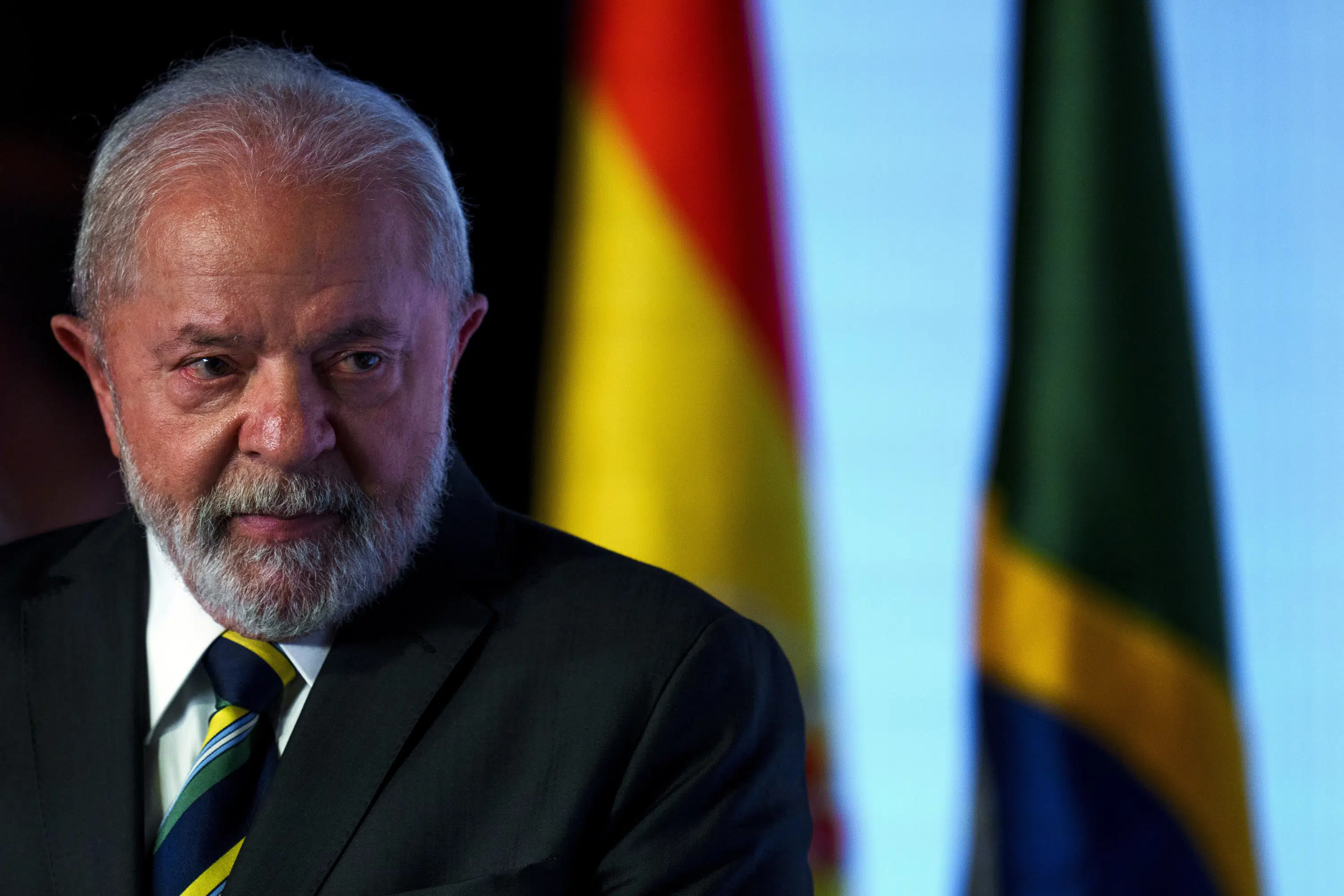 Lula do Brasil visitou a Espanha na agenda do acordo do Mercosul
