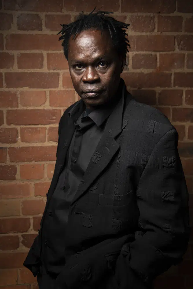 Senegalese singer-songwriter Baaba Maal poses for a portrait photograph in London, Wednesday, April 12, 2023. Maal on Monday April 17, 2023 was named a goodwill ambassador for the U.N. Covention to Combat Desertification. (Photo by Vianney Le Caer/Invision/AP)