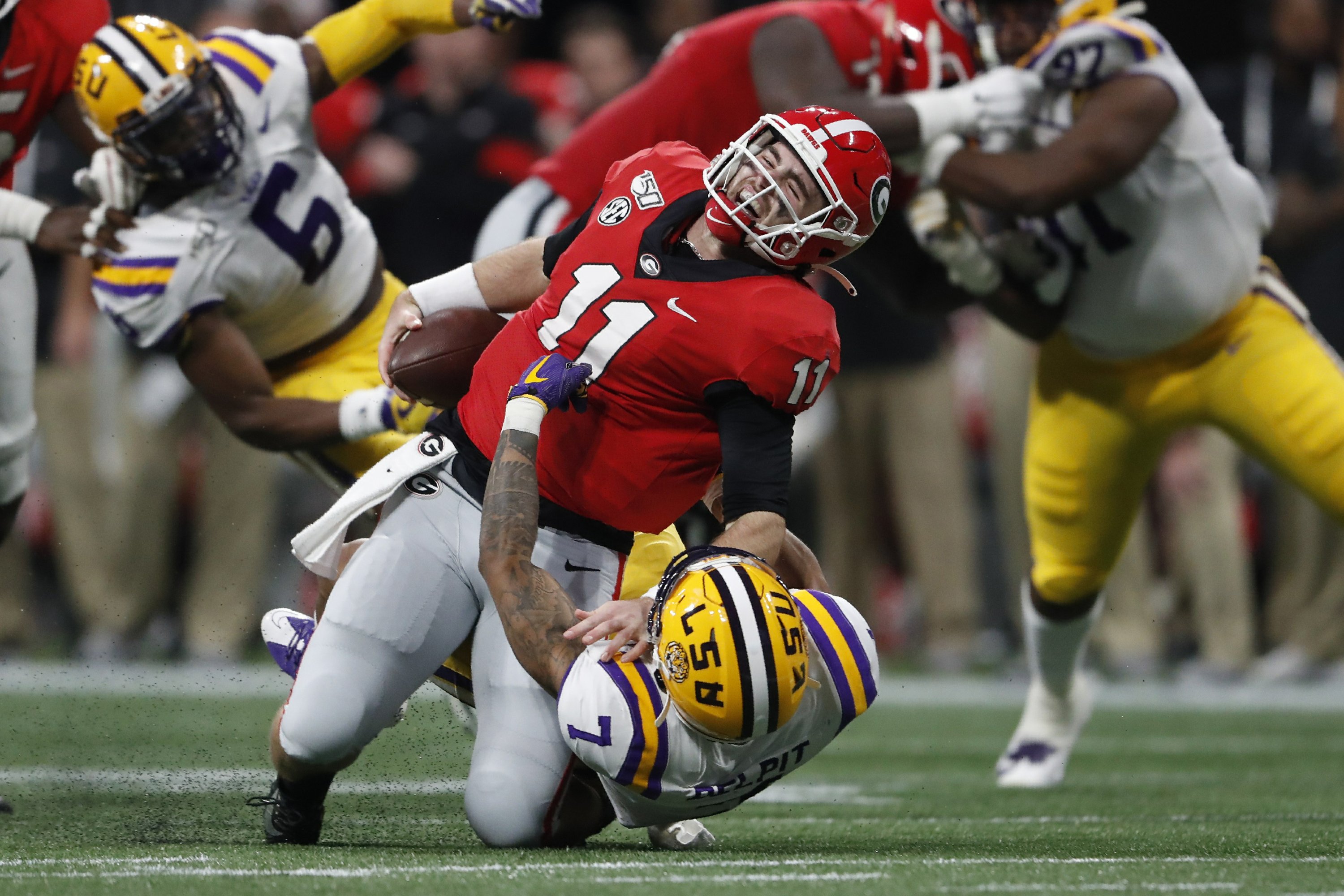 Playoff showdowns LSU vs. Oklahoma; Ohio State vs. Clemson AP News