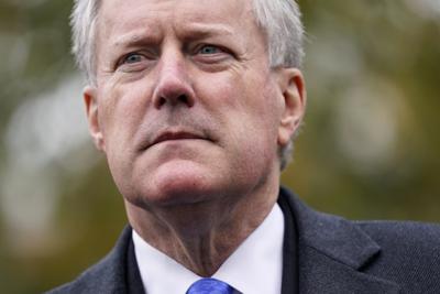 El entonces jefe de despacho de la Casa Blanca Mark Meadows en Washington el 26 de octubre del 2020.  (Foto AP/Patrick Semansky)