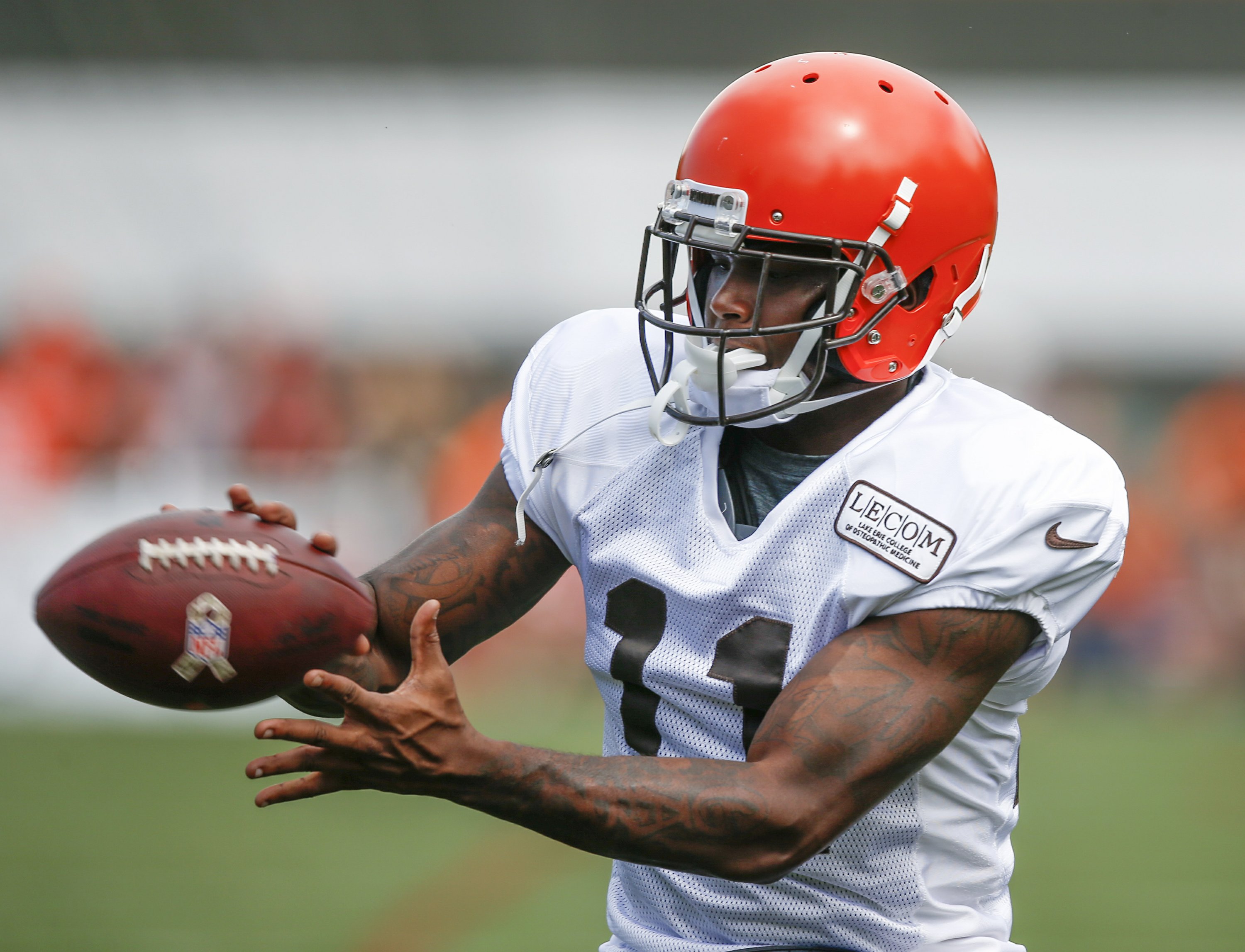 WR Antonio Callaway has appealed a 10-game suspension for using a tainted  CBD product, source says; waived by Browns 