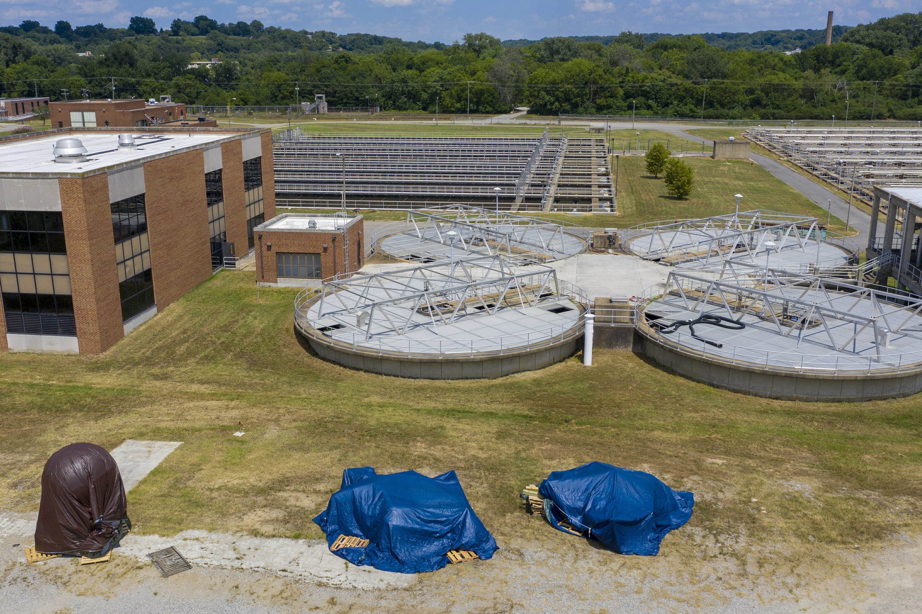 Confederate statues stored at Richmond waste water plant AP News