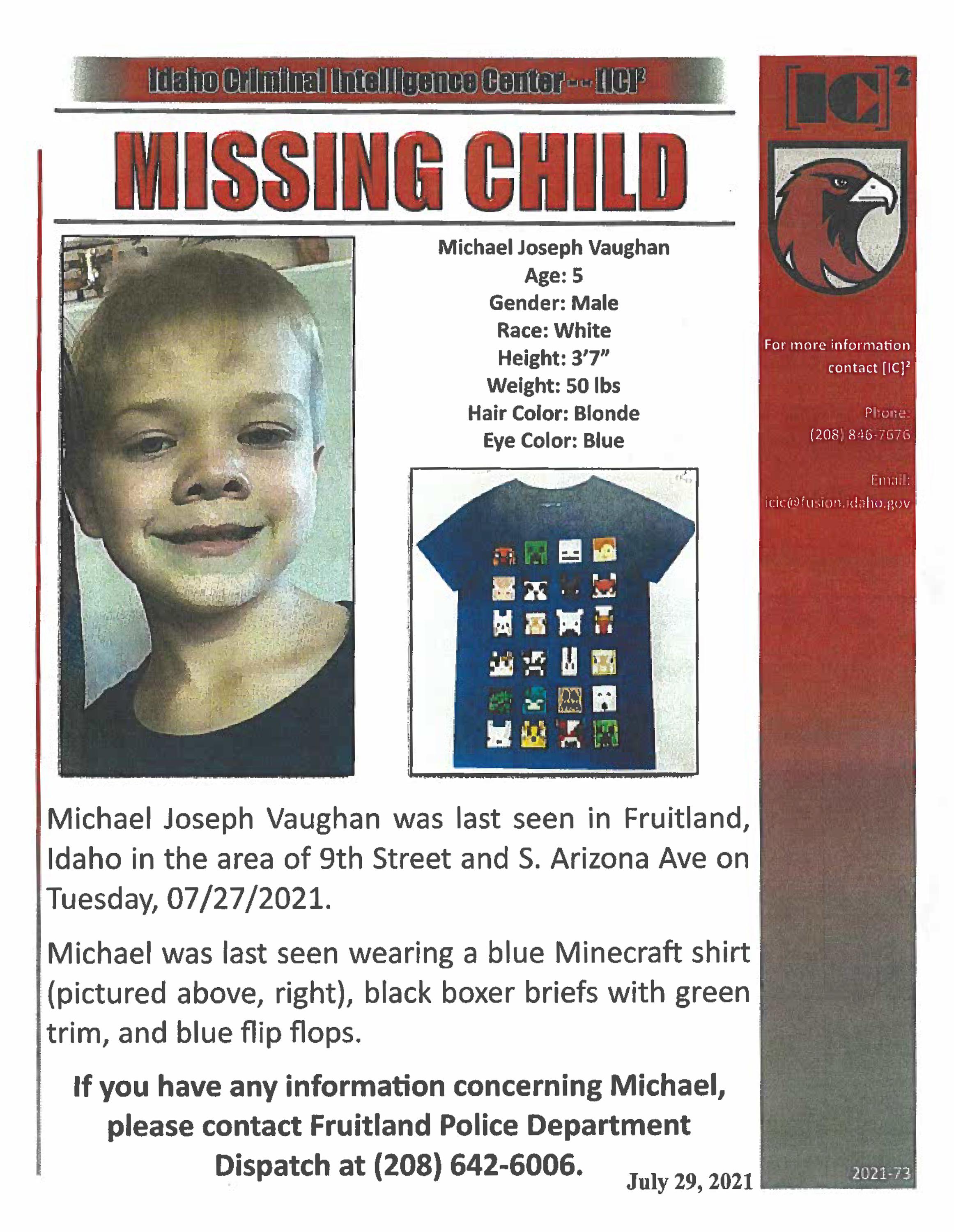 Young Idaho Boy Still Missing Despite Exhaustive Search Ap News 2111