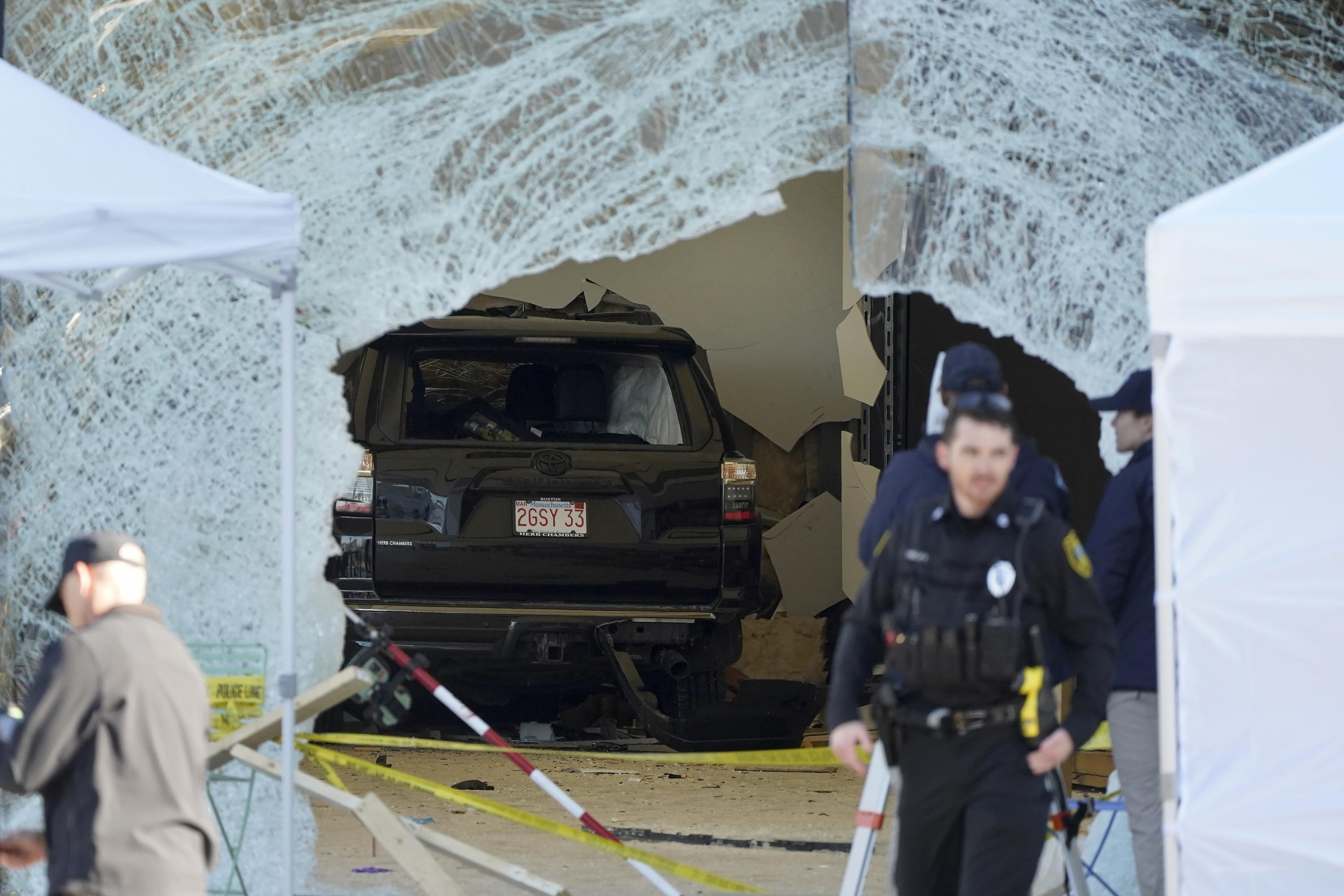 SUV slams into Massachusetts Apple store; 1 dead, 16 injured AP News