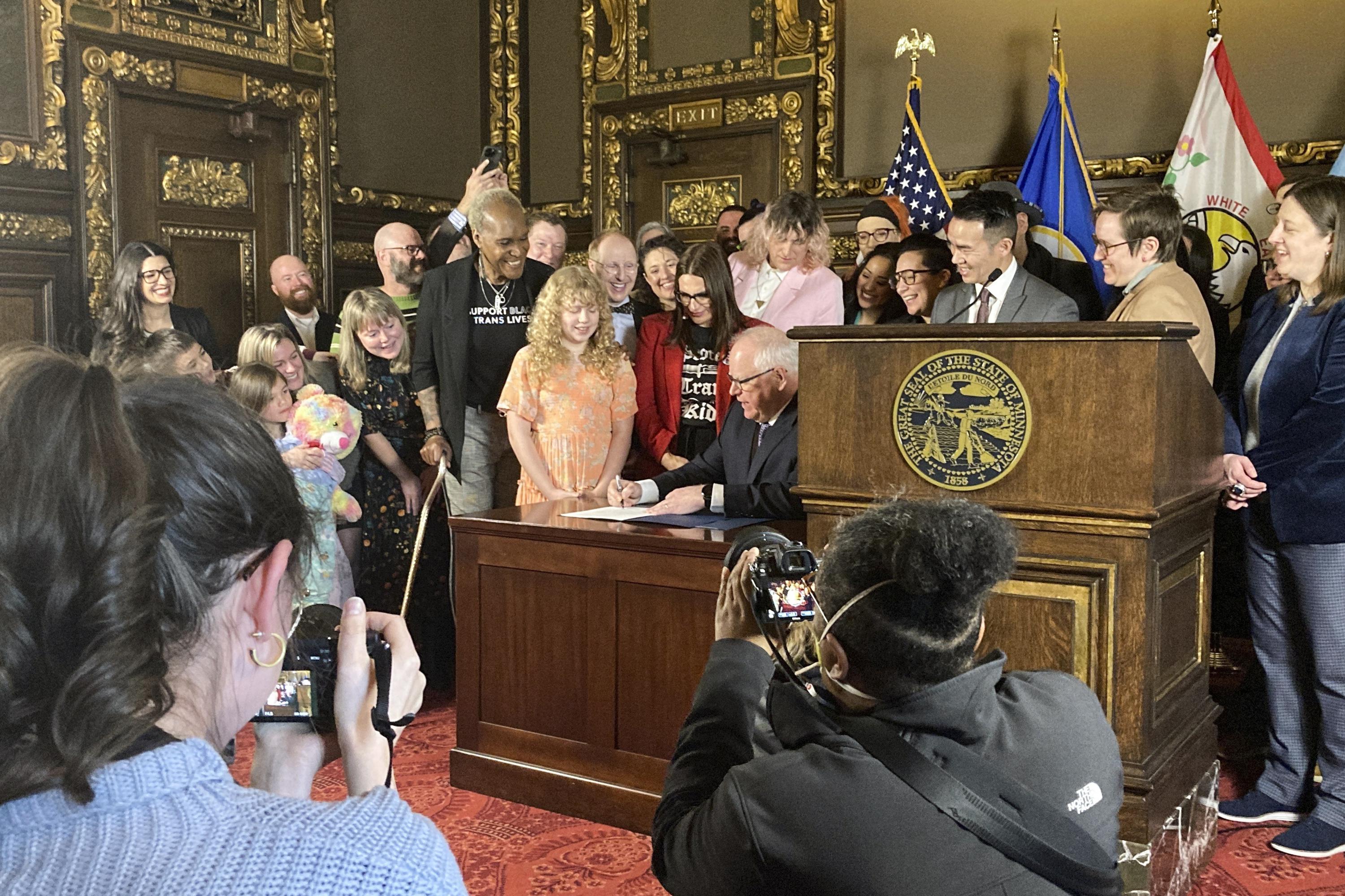 Minnesota Governor Protects Rights To Gender Affirming Care Ap News 