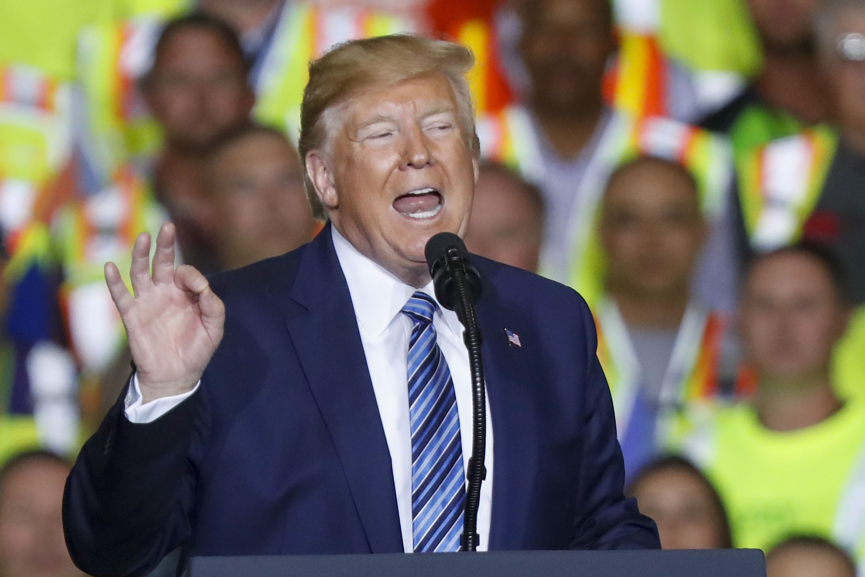 Trump claims credit for Shell plant announced under Obama