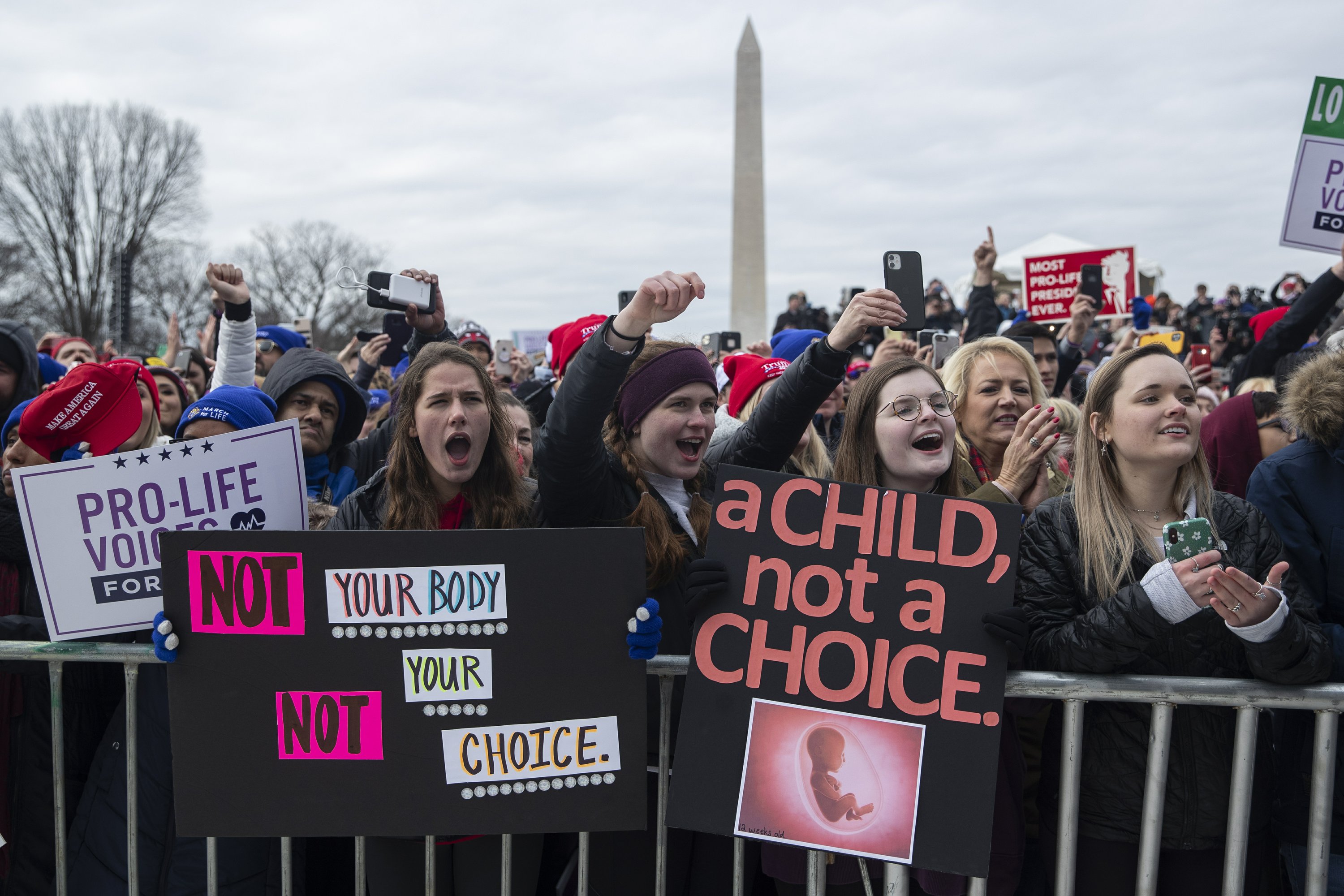 Political uprisings change strategies in US abortion debates