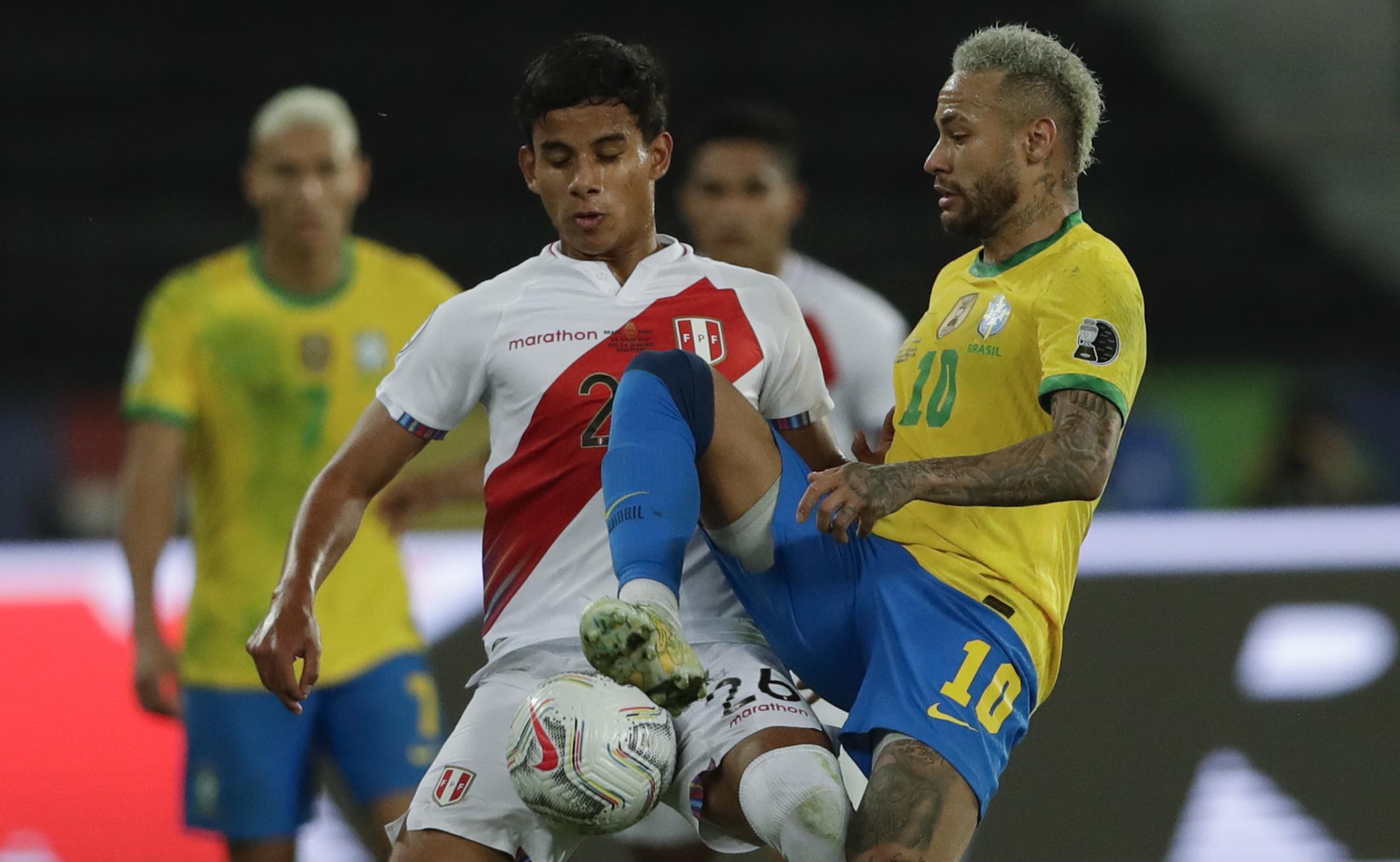 O Brasil venceu o Peru por 1 a 0 e avançou para a final da Copa América