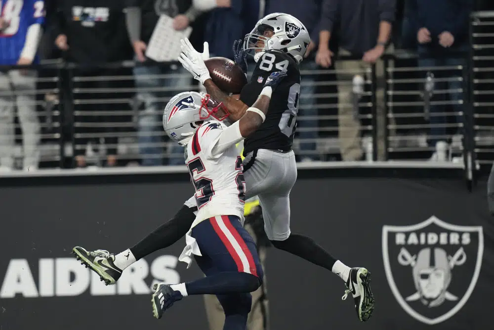 New England Patriots cornerback Marcus Jones (25) lines up for a play  during an NFL football