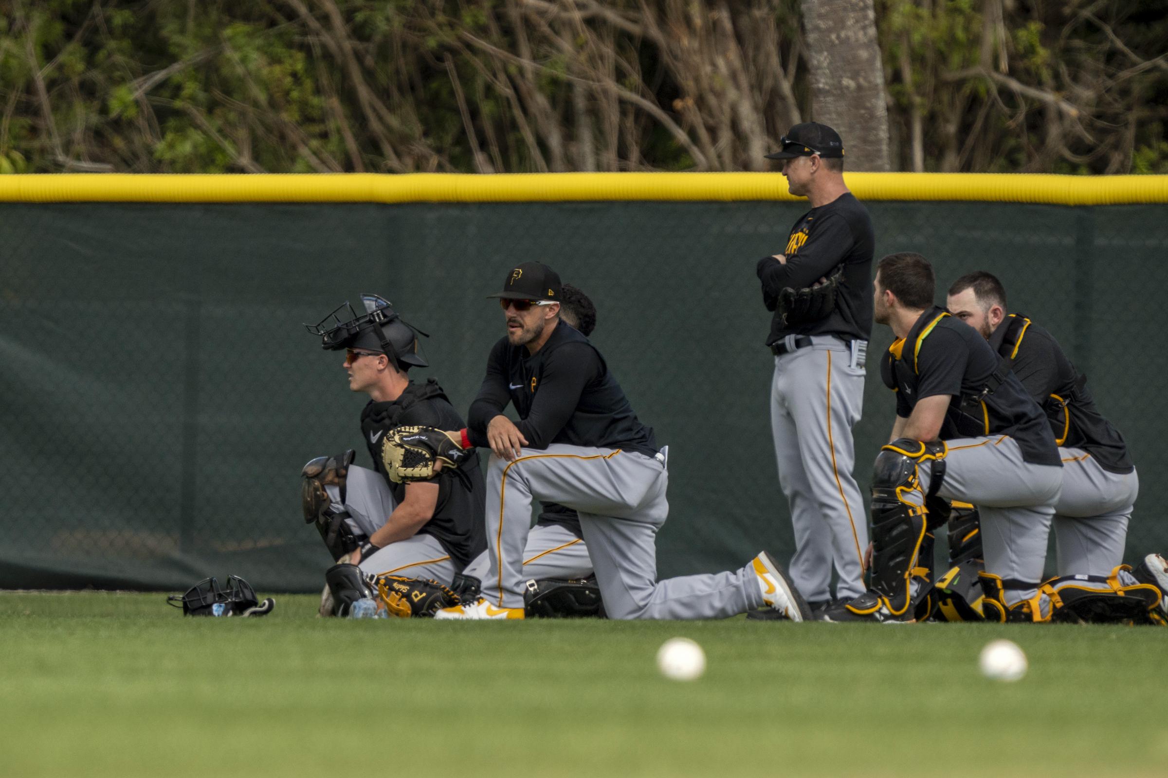 Pirates’ guest shagging fly balls requires medical attention