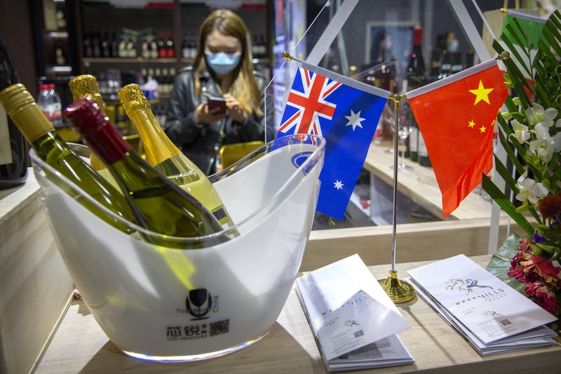 China slaps 200% tax on Australia wine amid tensions