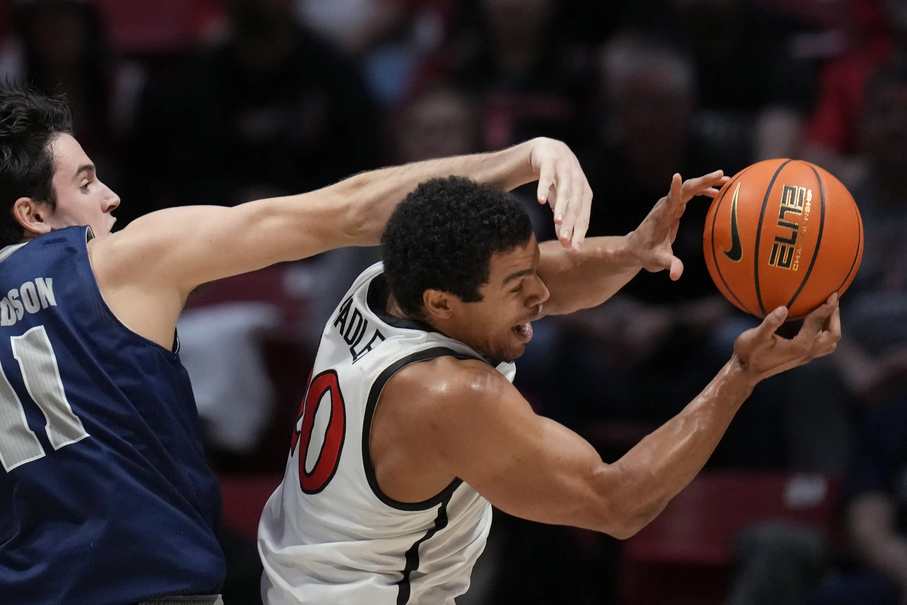 Bradley scores 17, No. 23 San Diego State beats Nevada 74-65