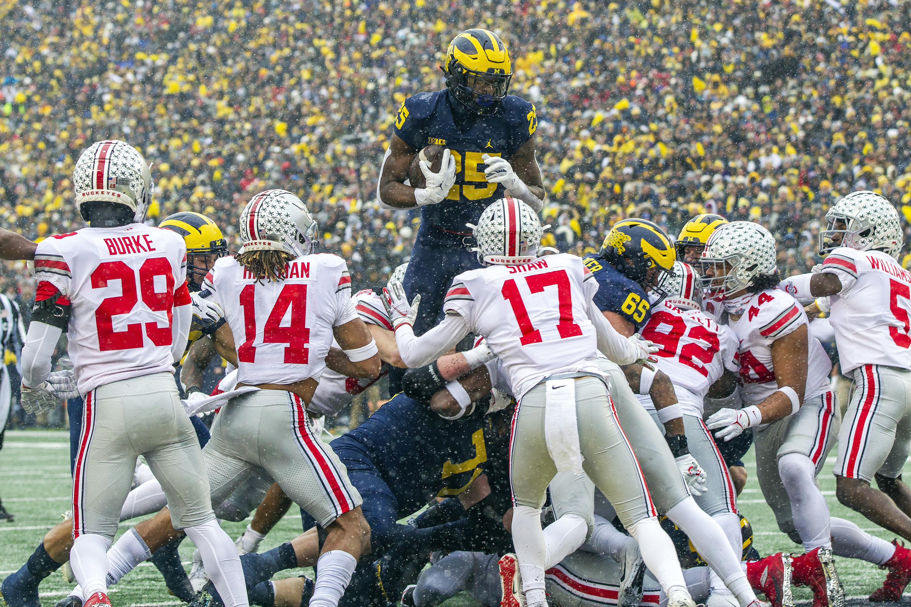 Michigan beats Ohio State 42-27, ends 8-game skid in rivalry | AP News