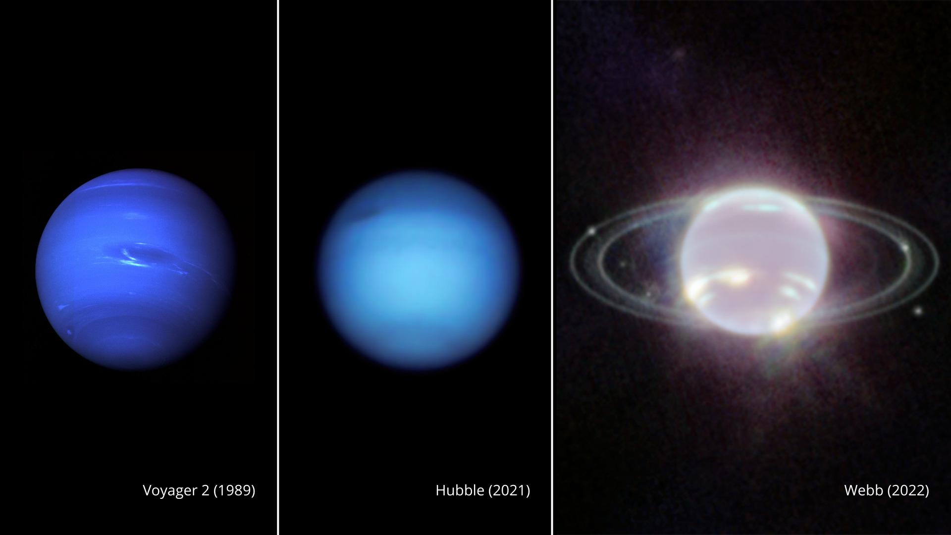 Neptune And Rings Shine In Photos From New Space Telescope AP News   1920 