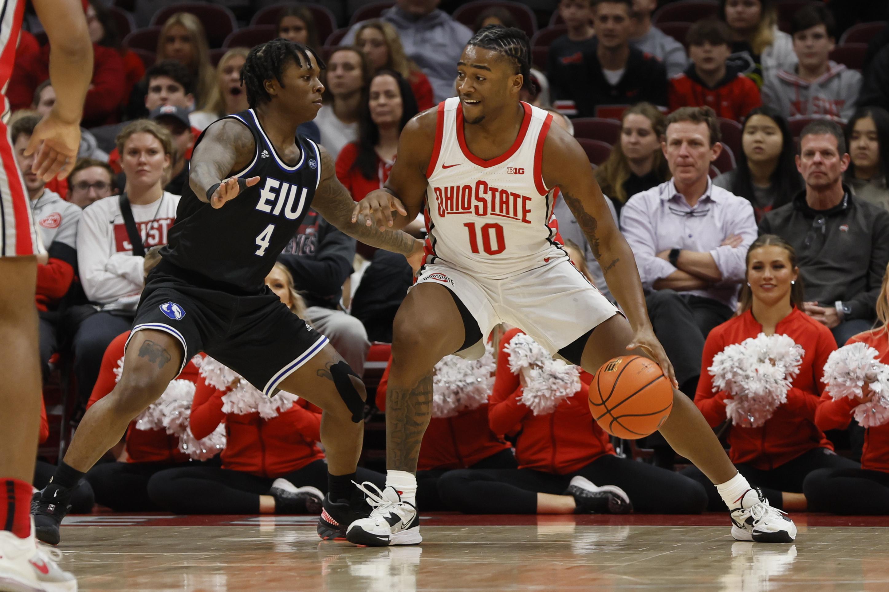 Key gets another double-double, Ohio State beats EIU 65-43