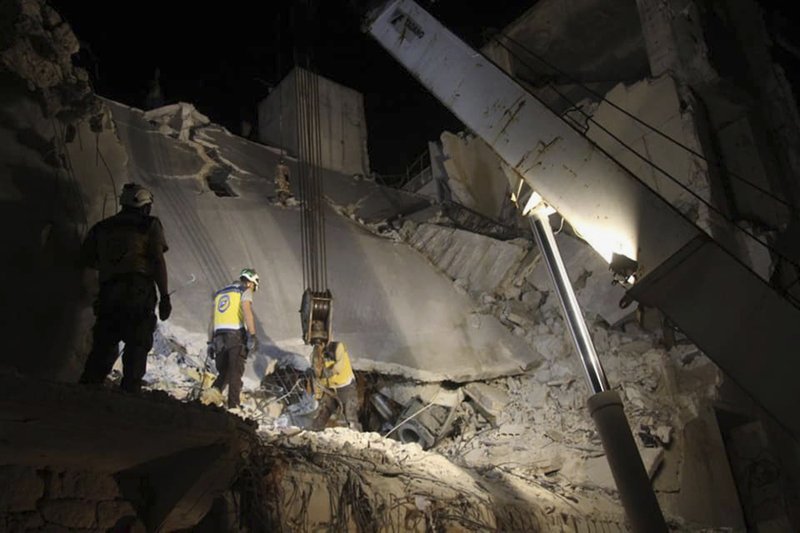 Syria Uses Familiar Tactic In Rebel Idlib Bombing Civilians