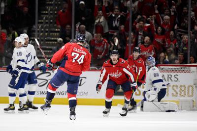 goal lead Caps past Lightning 