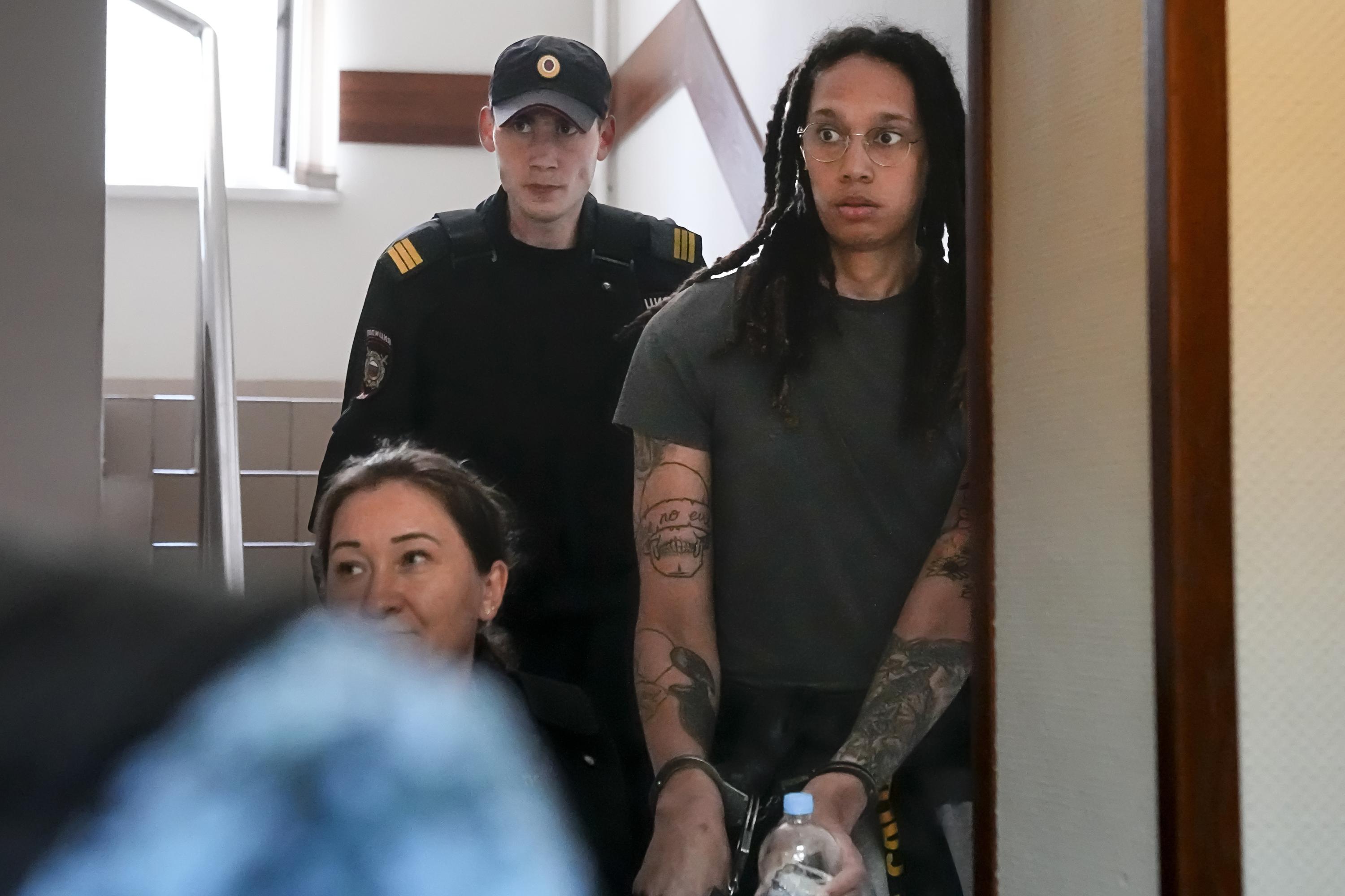 Video Shows Brittney Griner Leaving Russian Custody - The New York Times