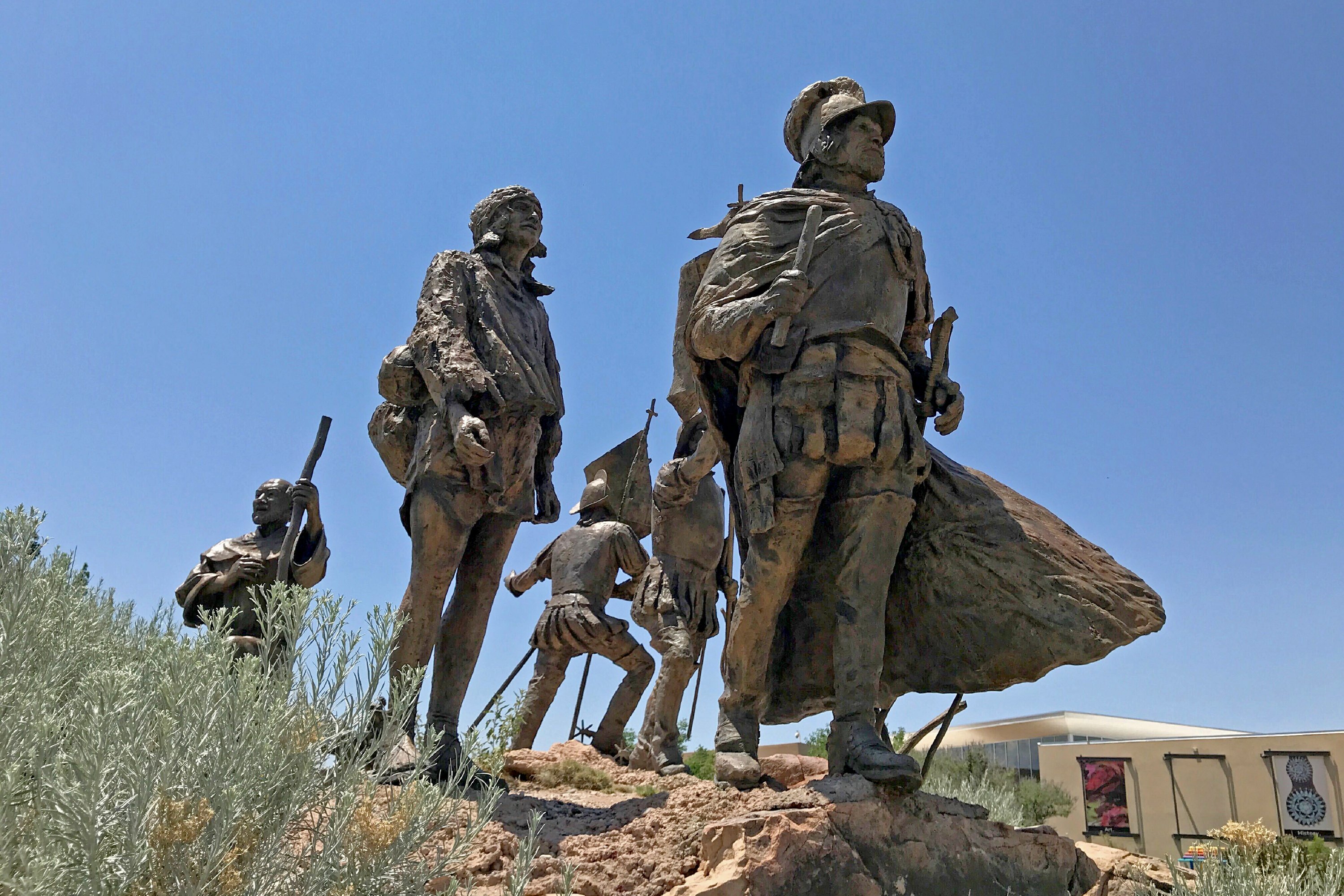 Activists take aim at conquistador statues in New Mexico AP News
