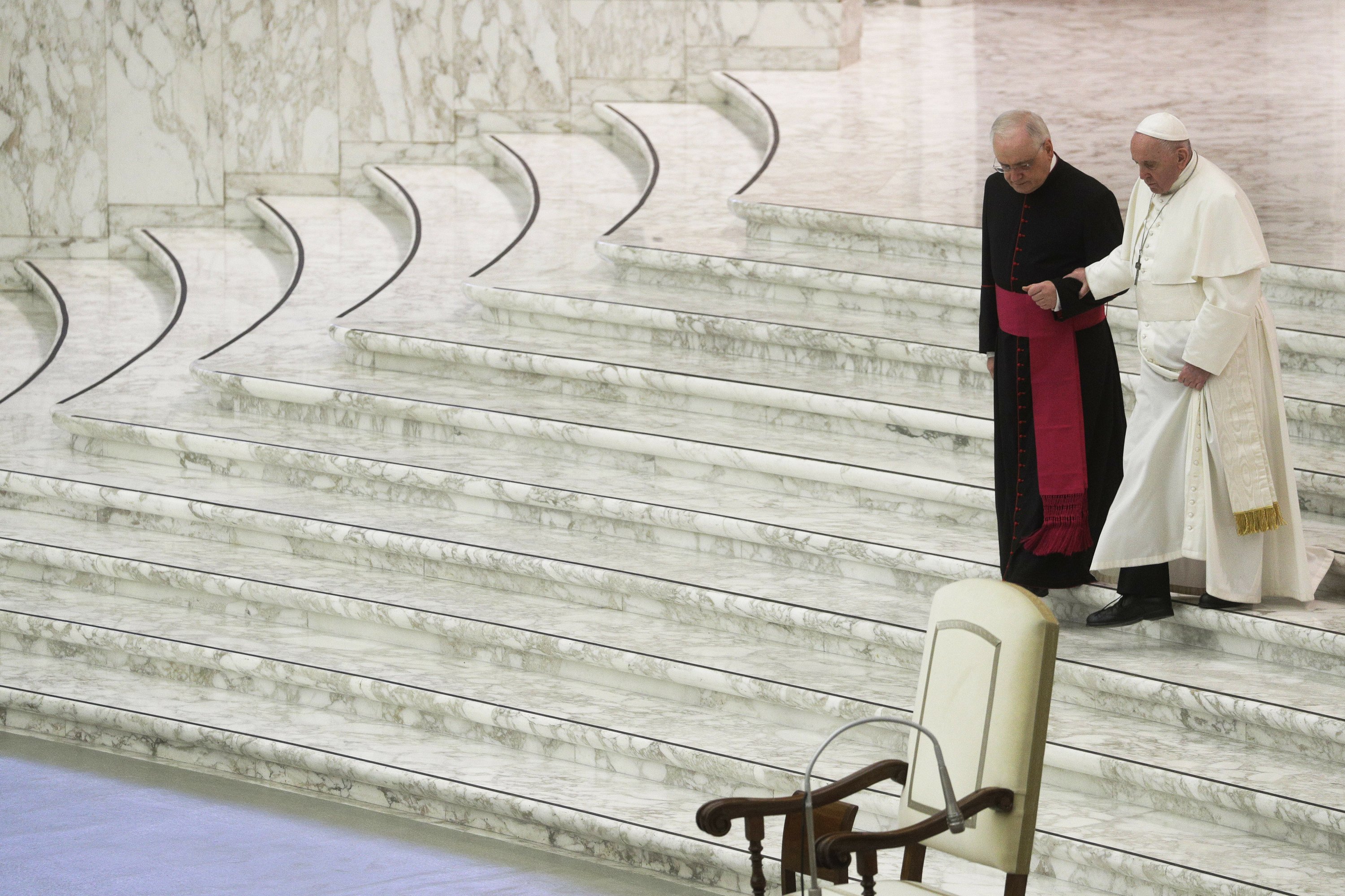 Back pain causes pope to skip Vatican New Year's ceremonies - Associated Press