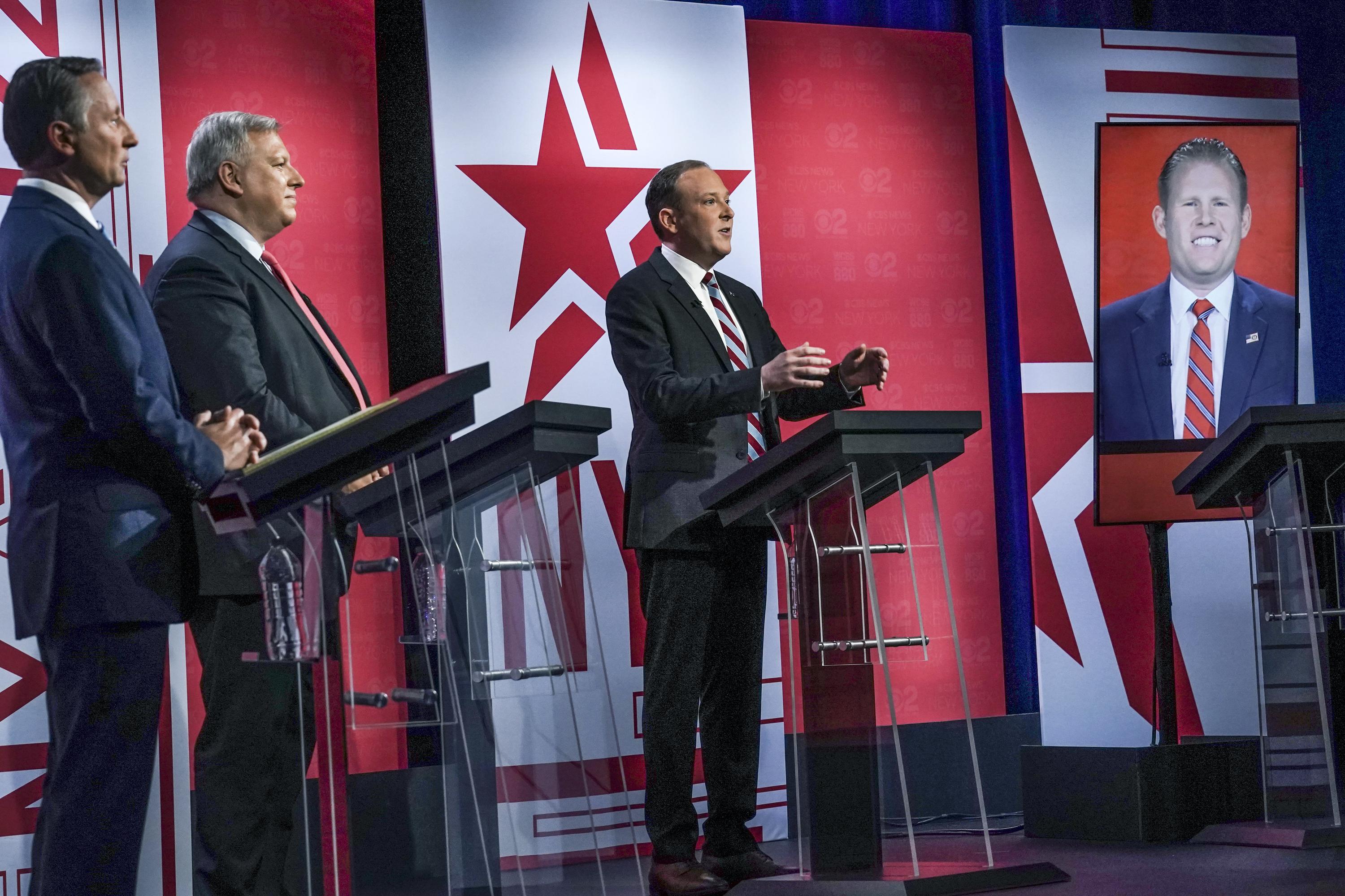 NY GOP governor candidates debate crime, economy and Trump