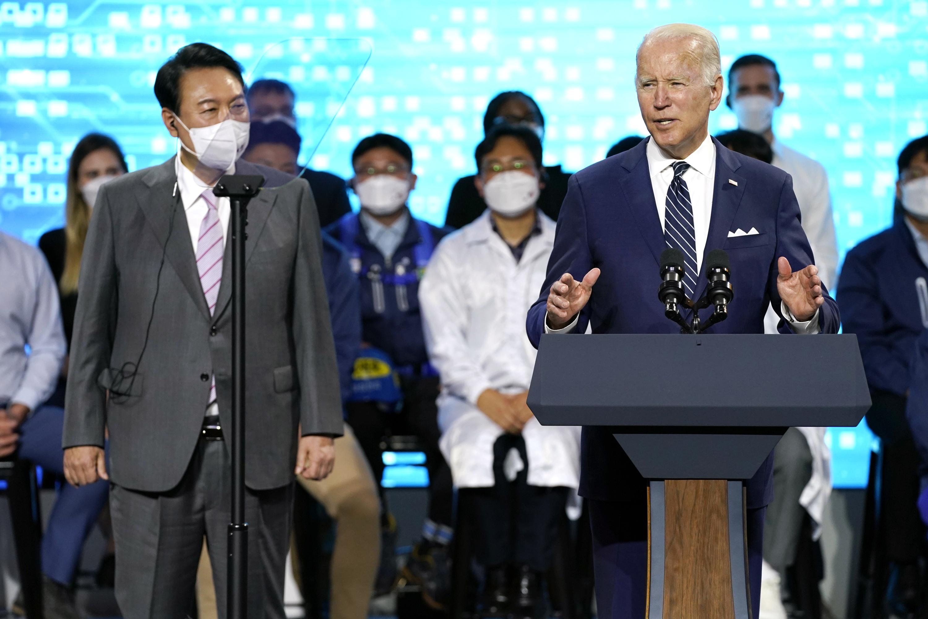 Biden: SKorean chip plant a model for deeper ties to Asia - The Associated Press