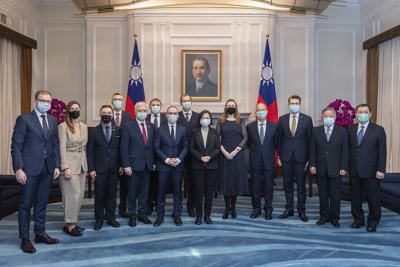 Baltic Lawmakers Meet Taiwan S Tsai Stepping Up Cooperation Ap News