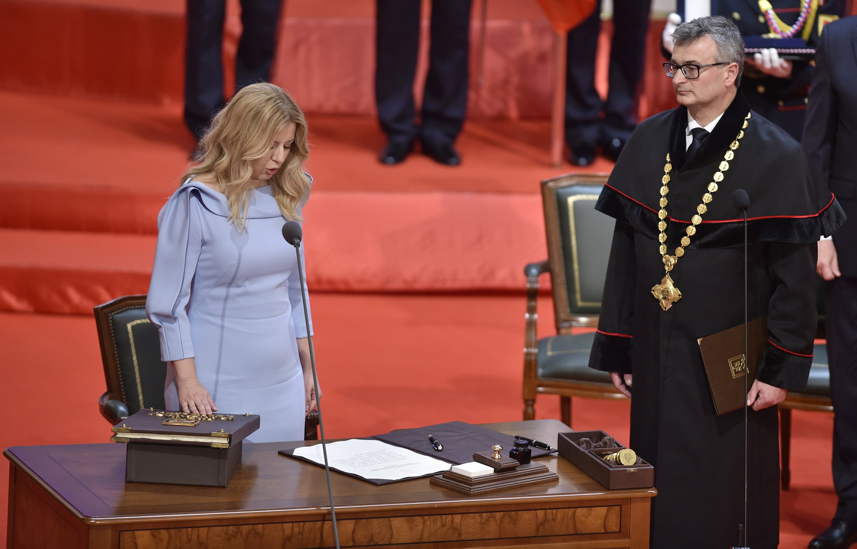 Zuzana Caputova inaugurated as 1st Slovak female president AP News