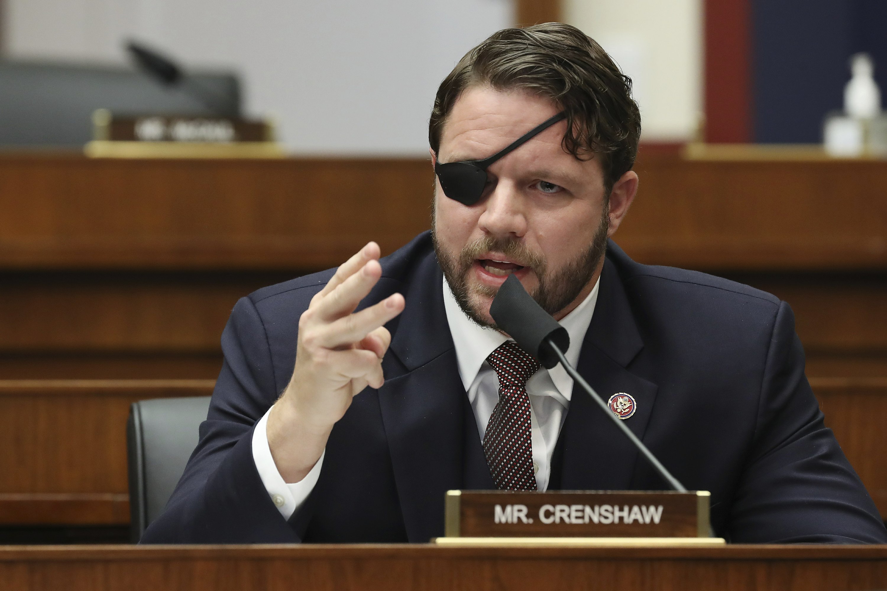 Texas Rep Crenshaw Temporarily Blinded After Eye Surgery Ap News 8049