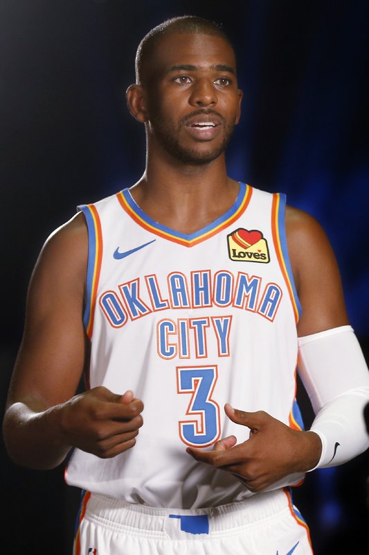 chris paul oklahoma city hornets jersey