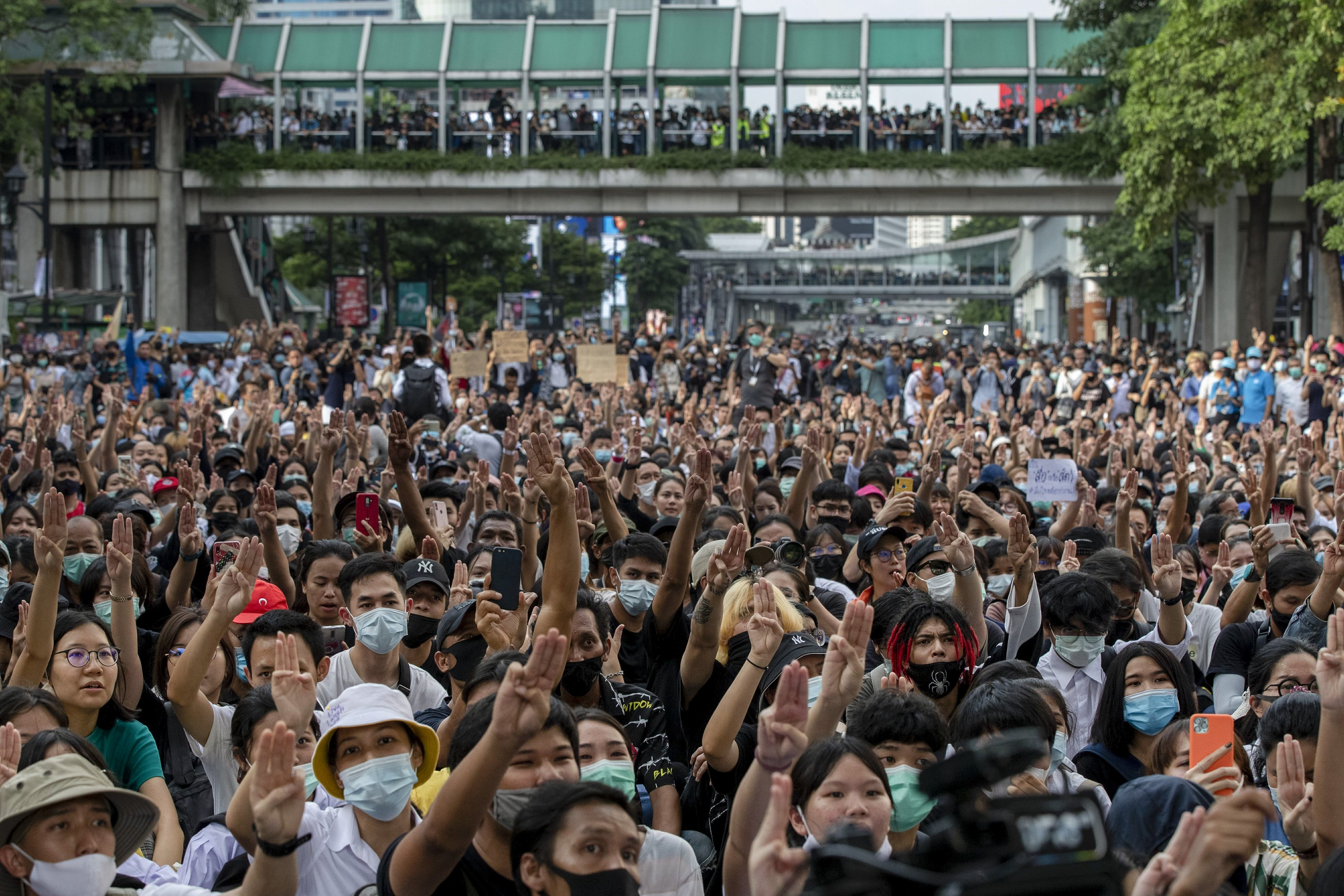 Thailand declares emergency after unprecedented protest - Associated Press