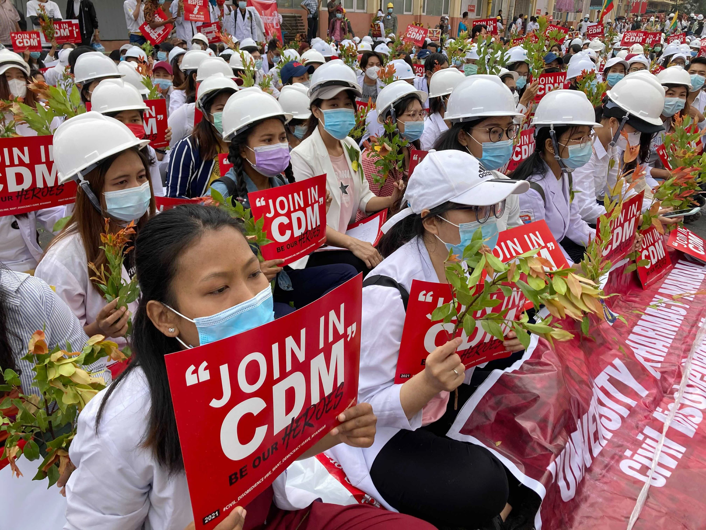 More protests and funerals follow deadly shootings in Myanmar