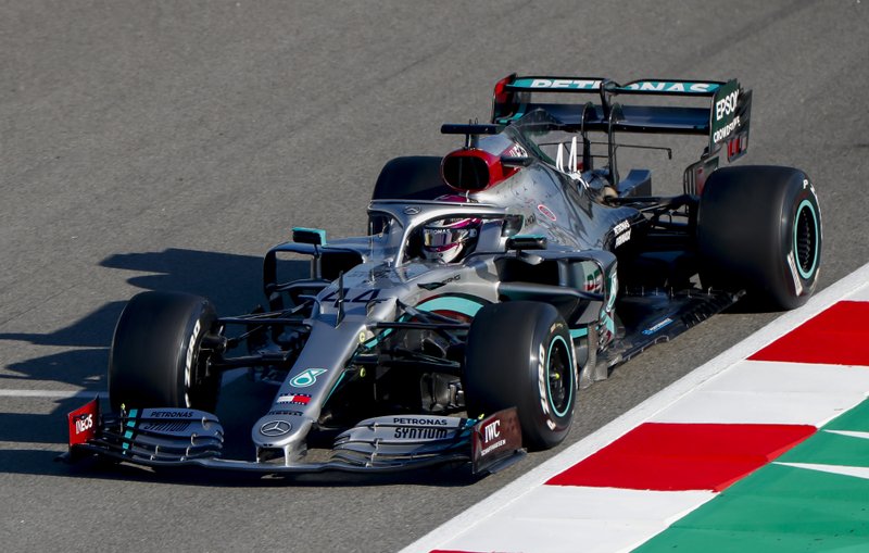 mercedes testing f1