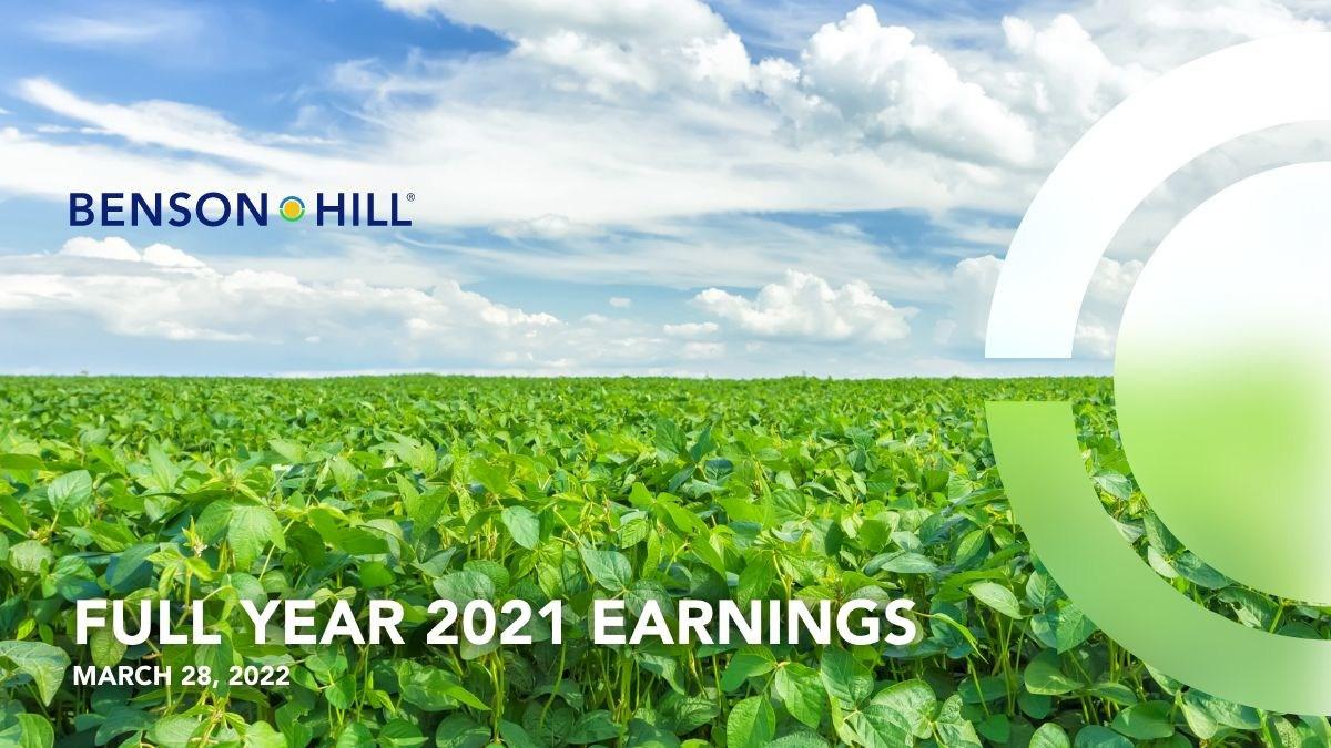 Benson Hill Announces Full Year 2021 Financial Results AP News
