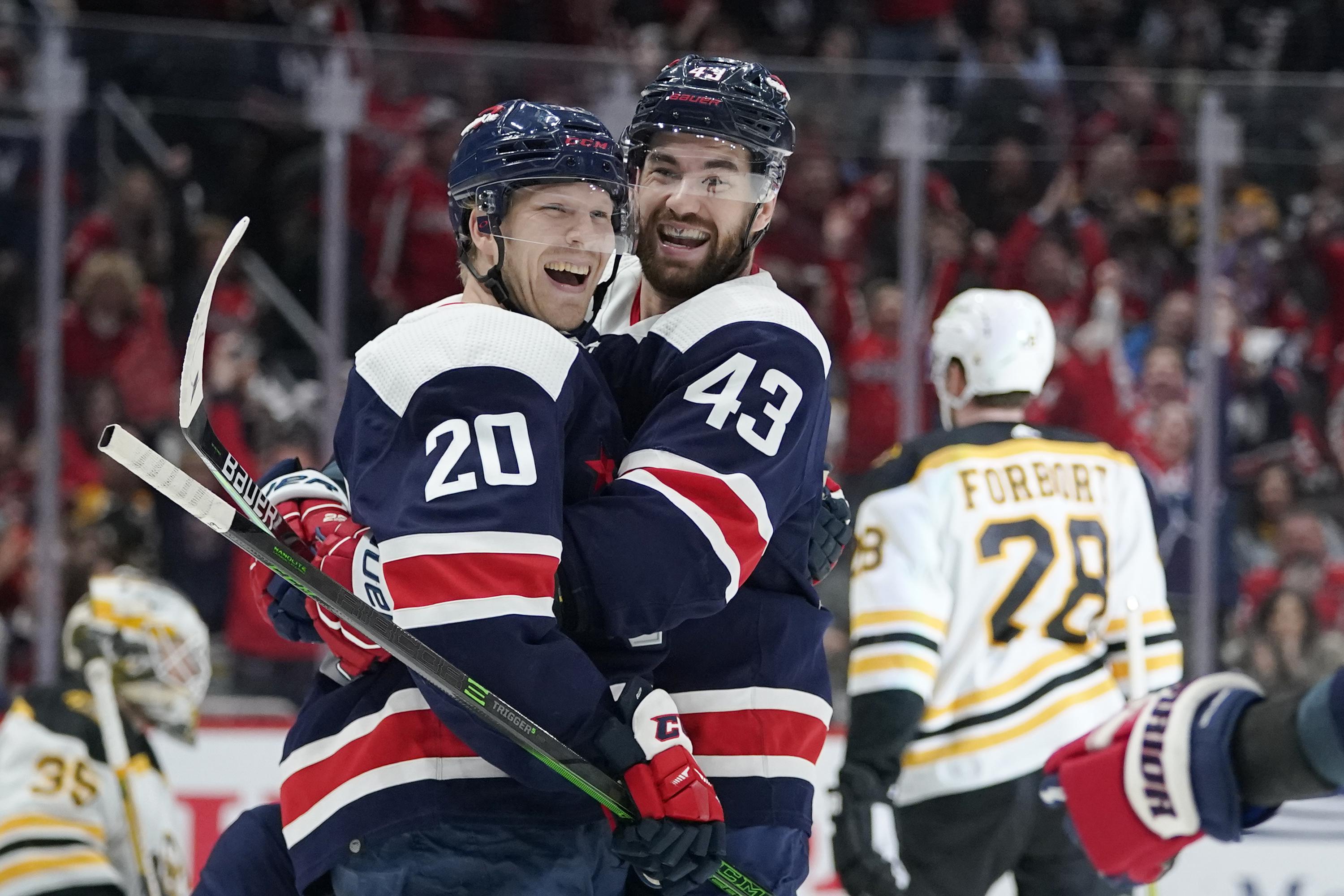 Eller scores, Capitals beat Bruins for 